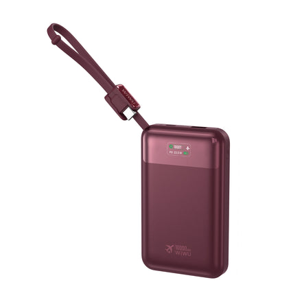 WiWU Wi-P001 10000mAh 22.5W Fast Charging Power Bank with LED Display