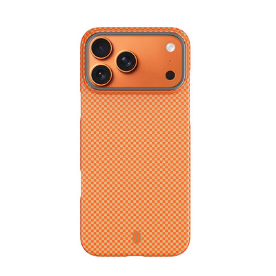 WiWU DCC-208 ARAMID ARMOR Magnetic Case 600D Aramid Fiber Slim Protective Kickstand Cover Anti-Fingerprint for IP17 Series Black Gold Red