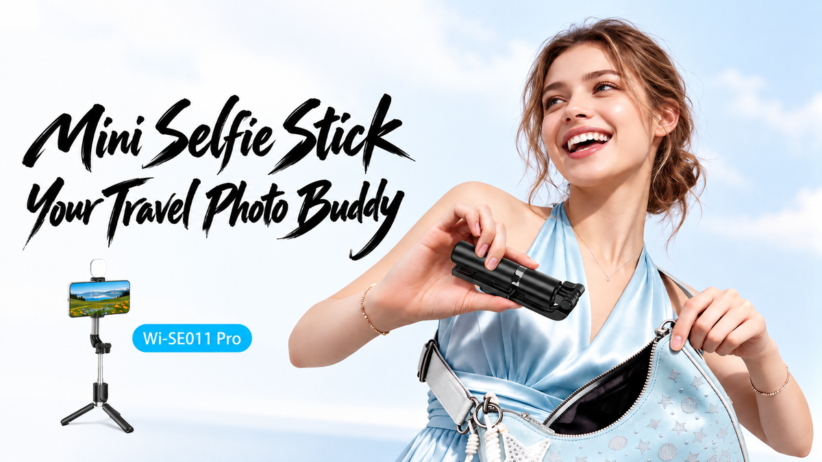 WiWU Wi-SE011 Pro: The Mini Selfie Stick That Goes Everywhere You Do