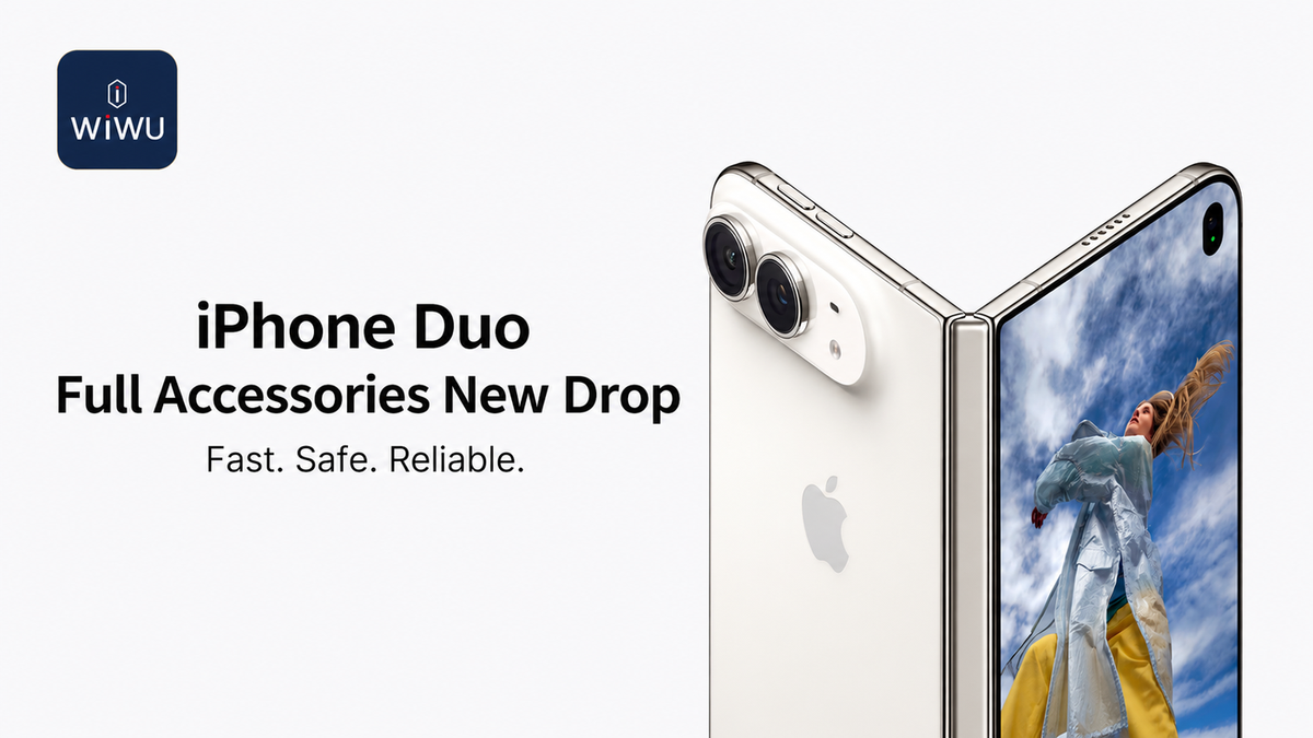 WiWU iPhone Duo Full Accessories New Drop — Cases, Screen Protectors, Lens Guards, Charging