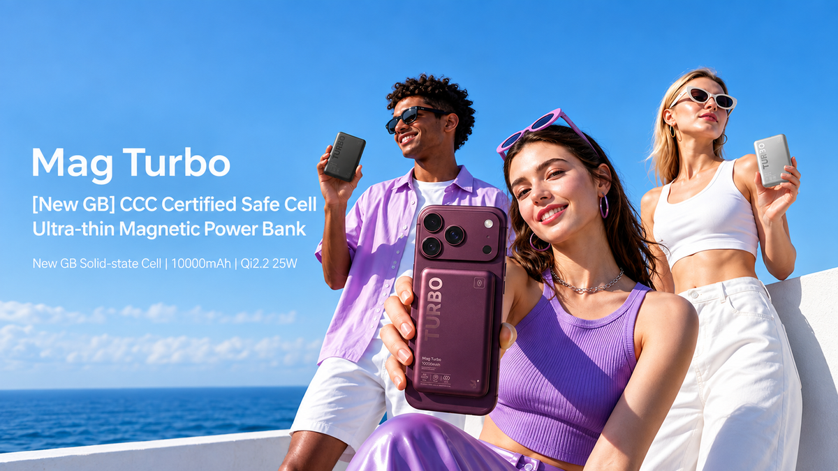 WiWU MC-995 Mag Turbo Power Bank — Qi2.2 25W, 10000mAh, CCC Certified
