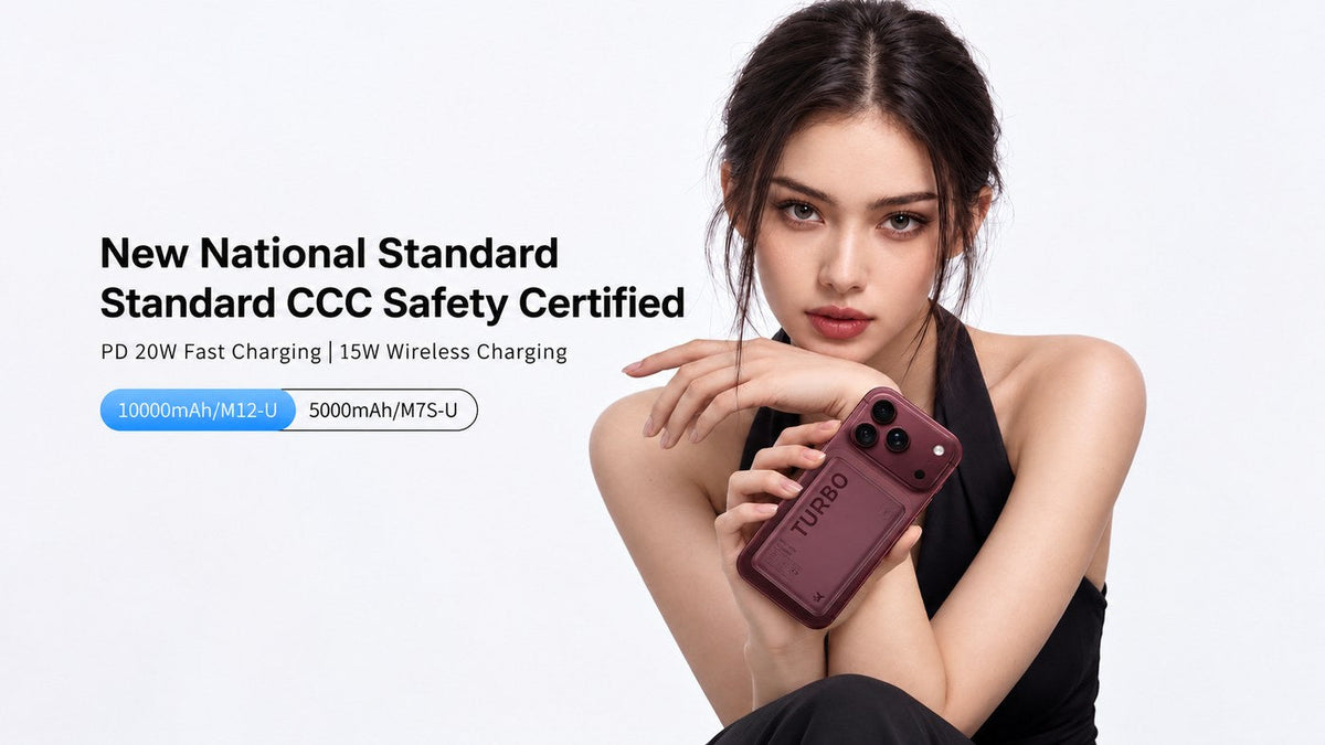 WiWU Mag Turbo Power Banks: M7S-U (5000mAh) & M12-U (10000mAh) — CCC Certified, 15W Magnetic, 20W Fast Charging