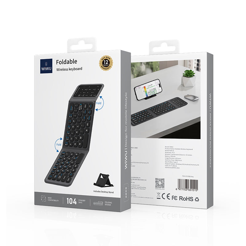 Foldable Wireless Keyboard — WiWu