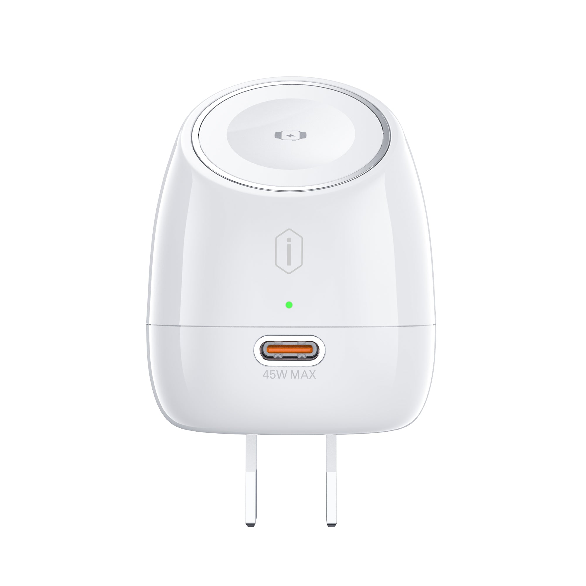 WiWU CHG600 Mini 45W GaN Charger with 5W Watch Charger
