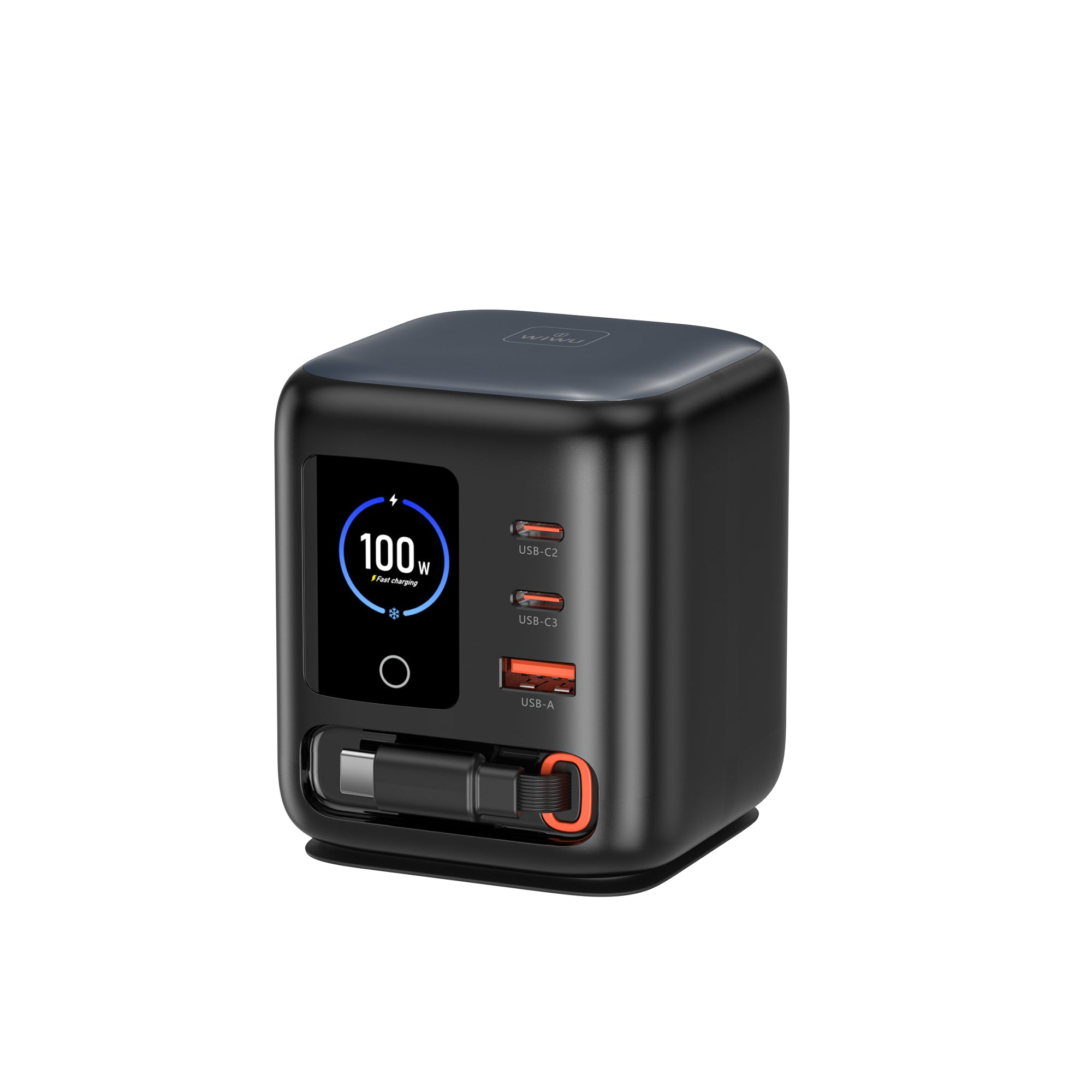 WiWU Wi-G039 100W GaN Desktop Charger with 3 USB-C Ports & USB-A