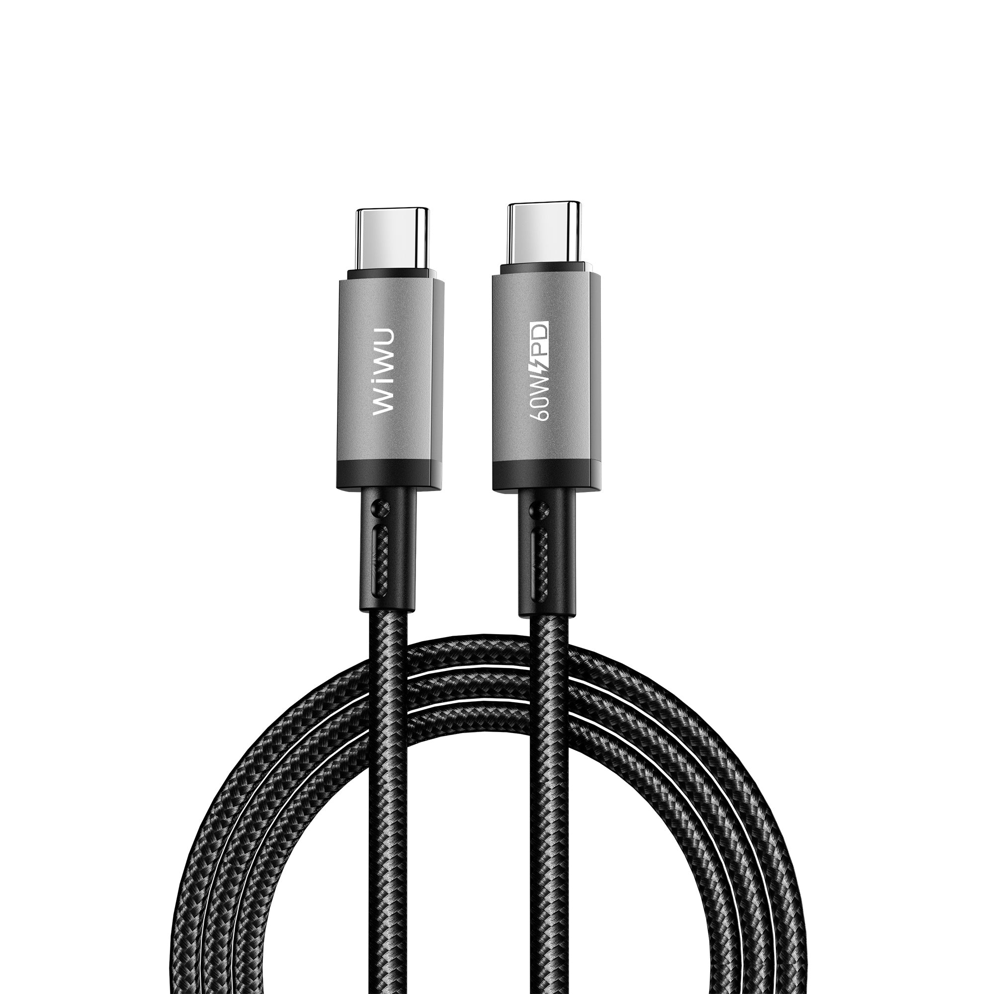 WiWU 1.2m 60W USB C to USB C TITAN LINK Series Fast Charging Cable Wi-C057