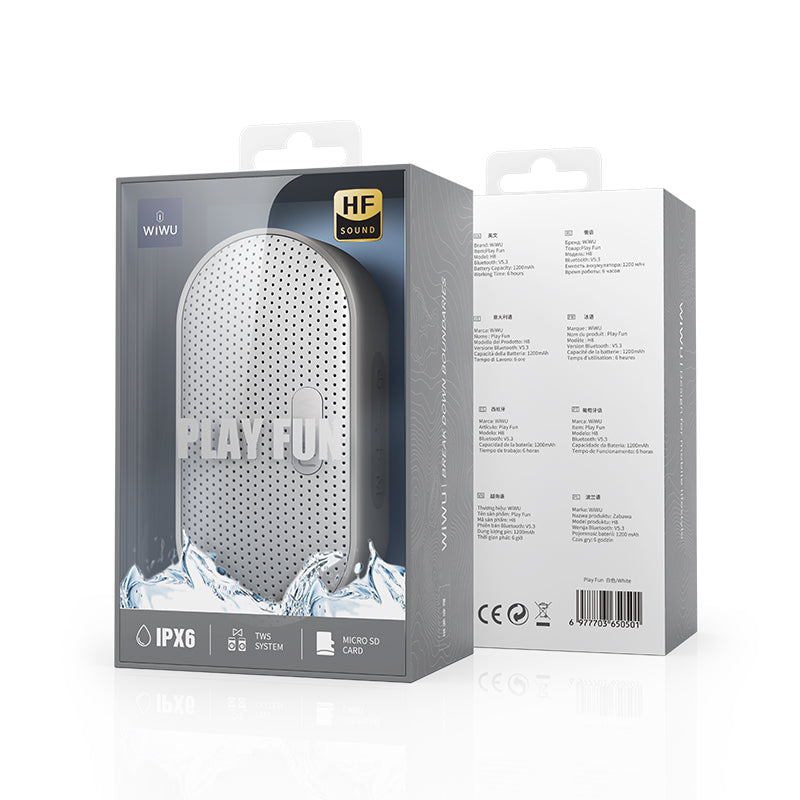 WiWU Play Fun Portable Wireless Speaker H8