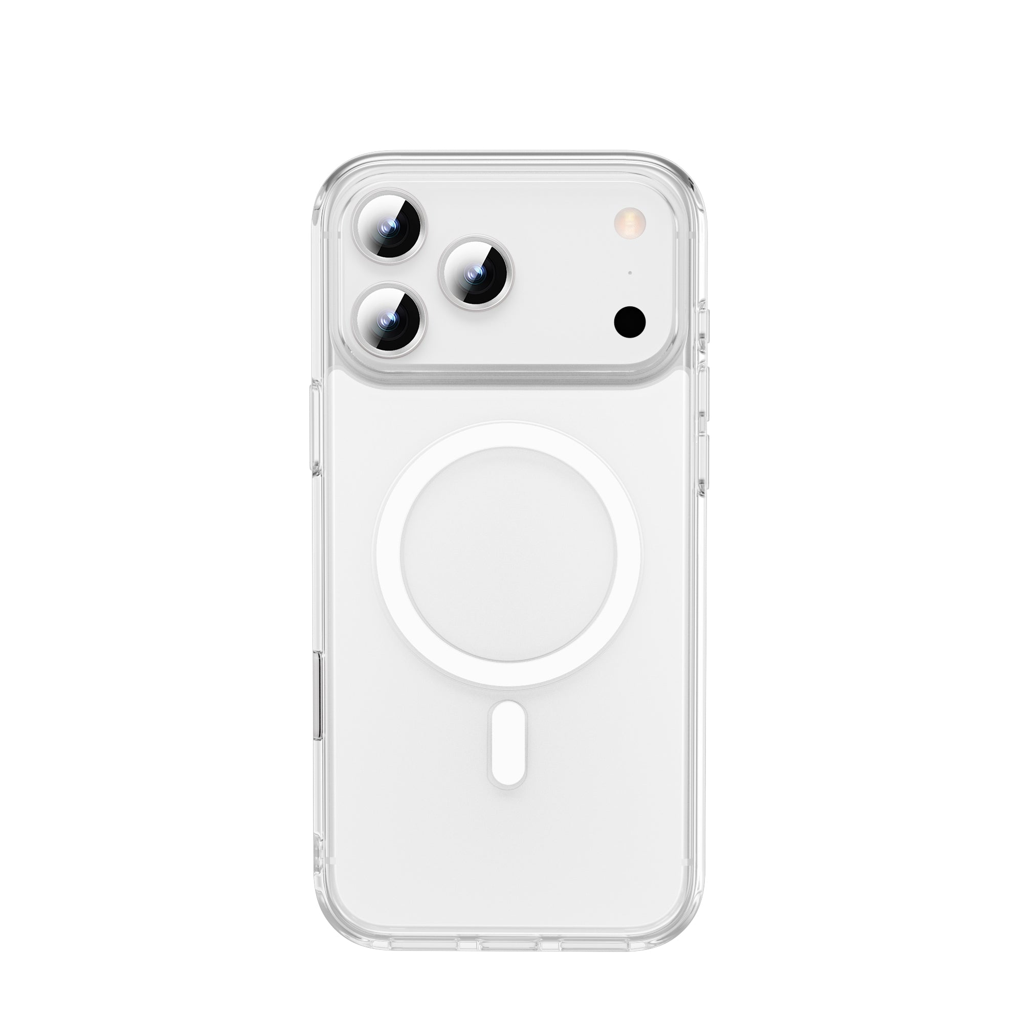 WiWU MCC-102 Dynamic Magnetic Case with Touch-Sensitive Camera Key and Thickened Clear Shield for IP17 Series