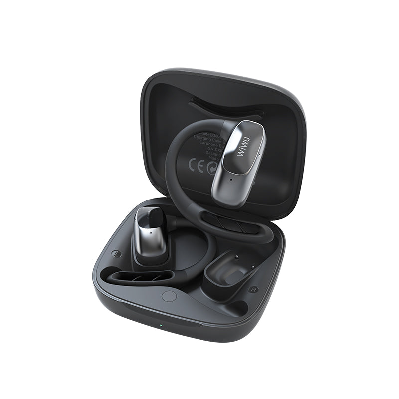 Hanging Open Ear O600 True Wireless Earphones TWS Noise Cancelling Hifi Stereo Sound Digital Display Portable Earbuds Sports Earphone
