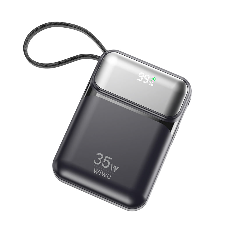 WiWU Galaxy Power bank 10000mah 35W Fast Power bank with cable Wi-P052