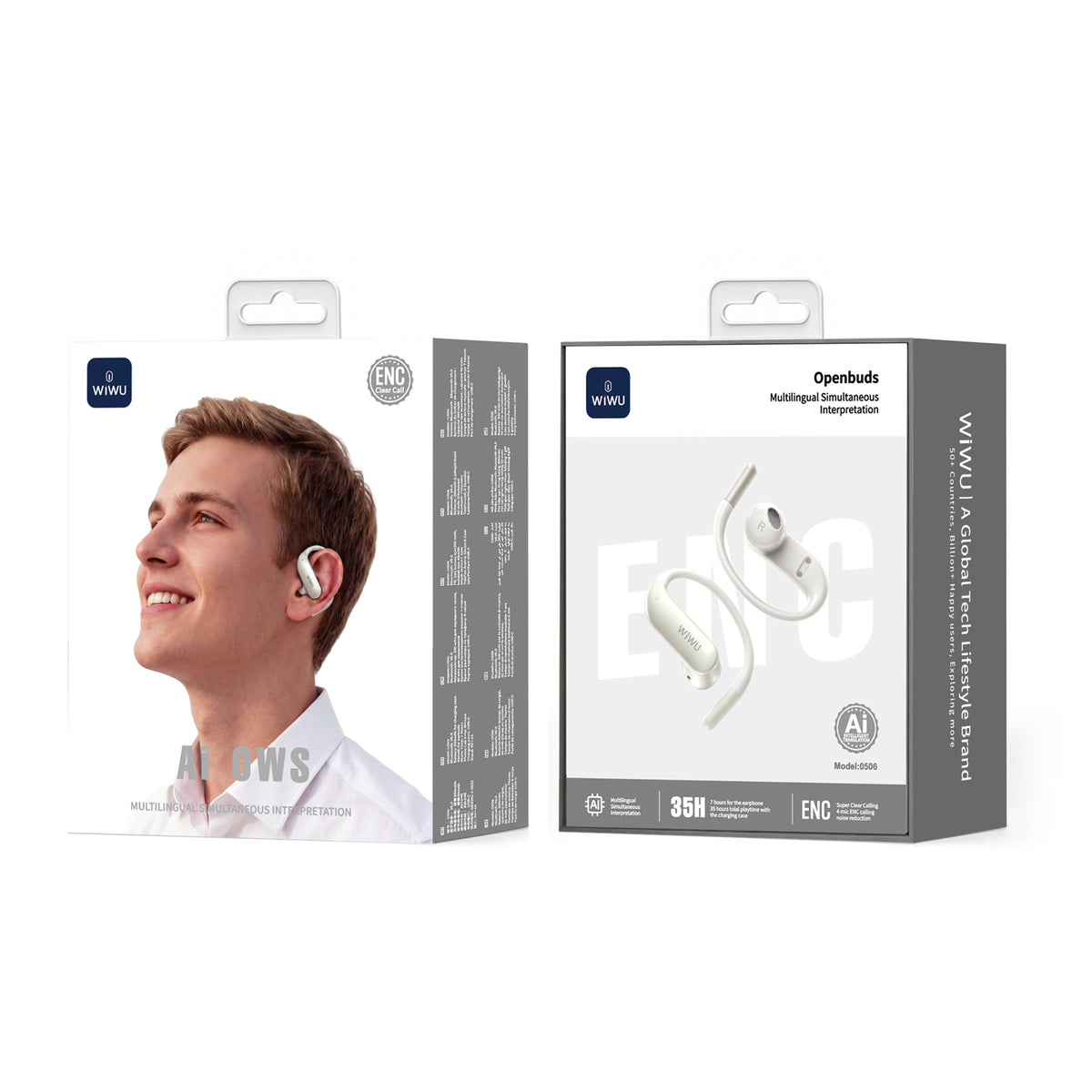 WiWU O506 Open-Ear AI Earbuds