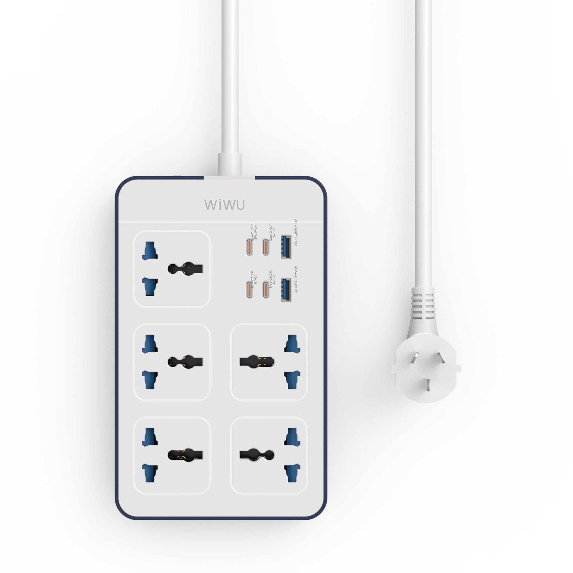 WiWU Wi-S006 PS524 20W GaN 11 in 1 Multifunction Power Strip