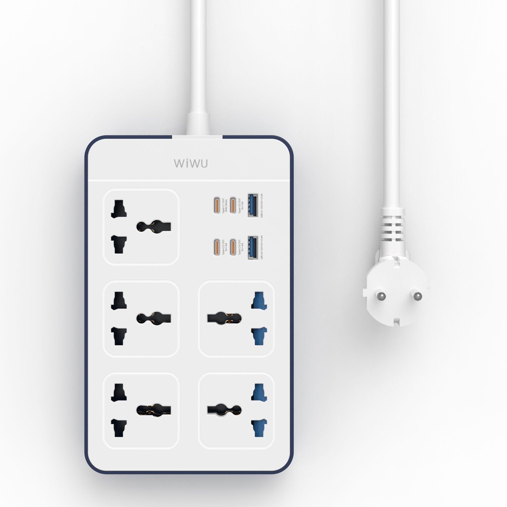 WiWU Wi-S006 PS524 20W GaN 11 in 1 Multifunction Power Strip
