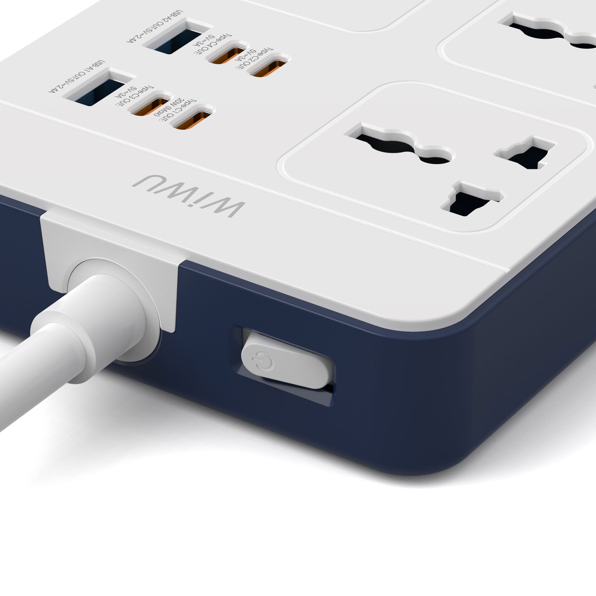 WiWU Wi-S006 PS524 20W GaN 11 in 1 Multifunction Power Strip