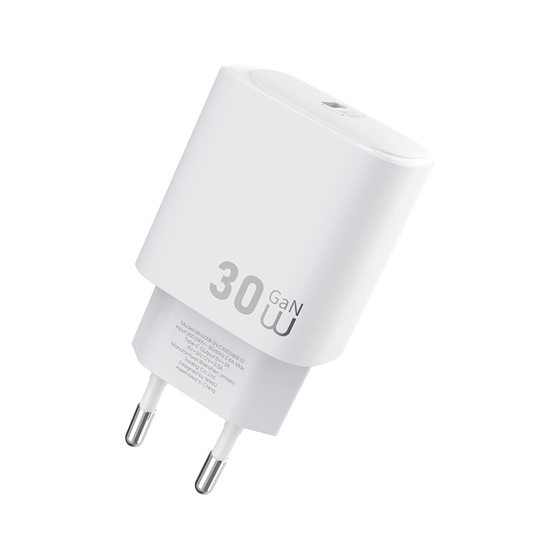 WiWU 30W Essen GaN Fast Charger Wi-G008 Fast Wall Charger