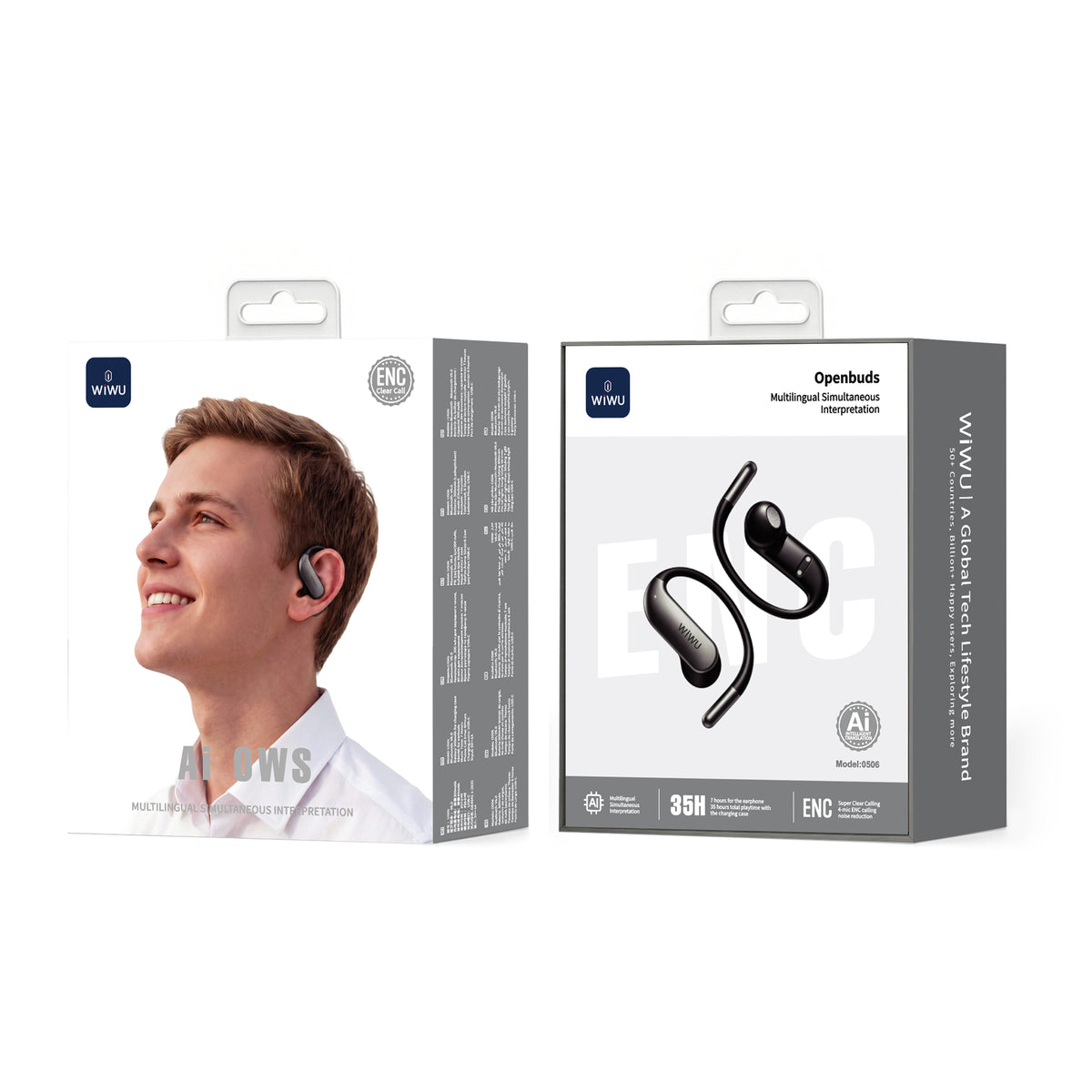 WiWU O506 Open-Ear AI Earbuds
