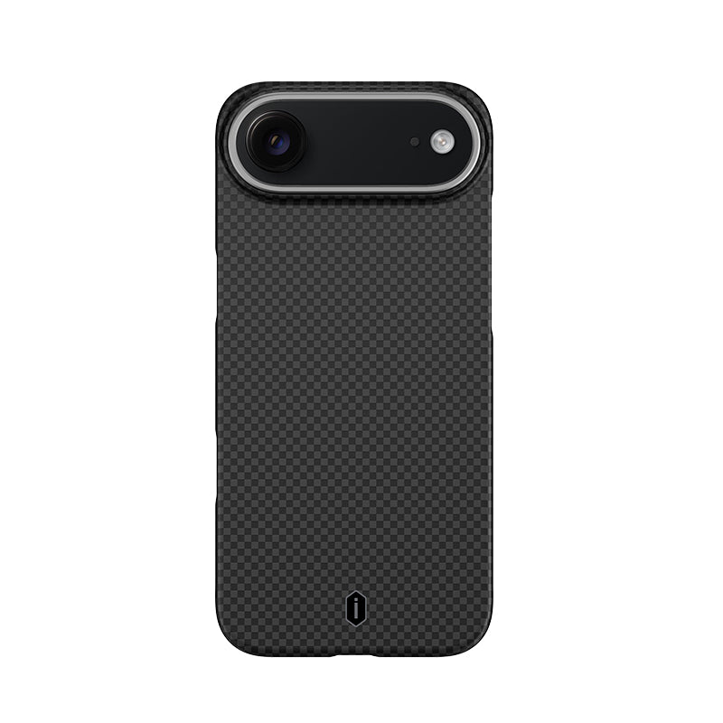 WiWU DCC-208 ARAMID ARMOR Magnetic Case 600D Aramid Fiber Slim Protective Kickstand Cover Anti-Fingerprint for IP17 Series Black Gold Red