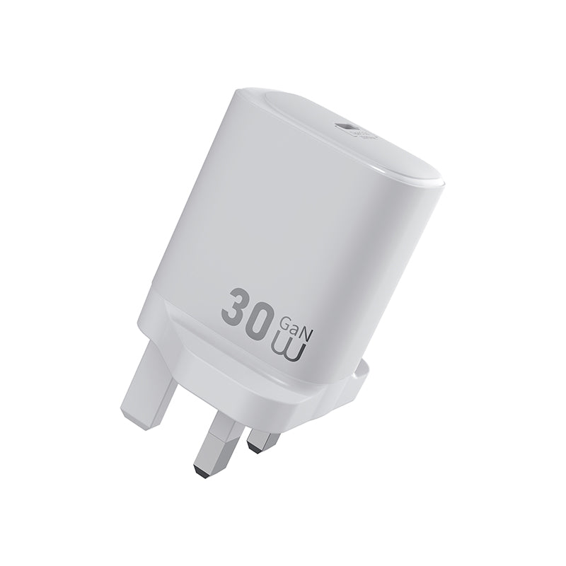 WiWU 30W Essen GaN Fast Charger Wi-G008 Fast Wall Charger