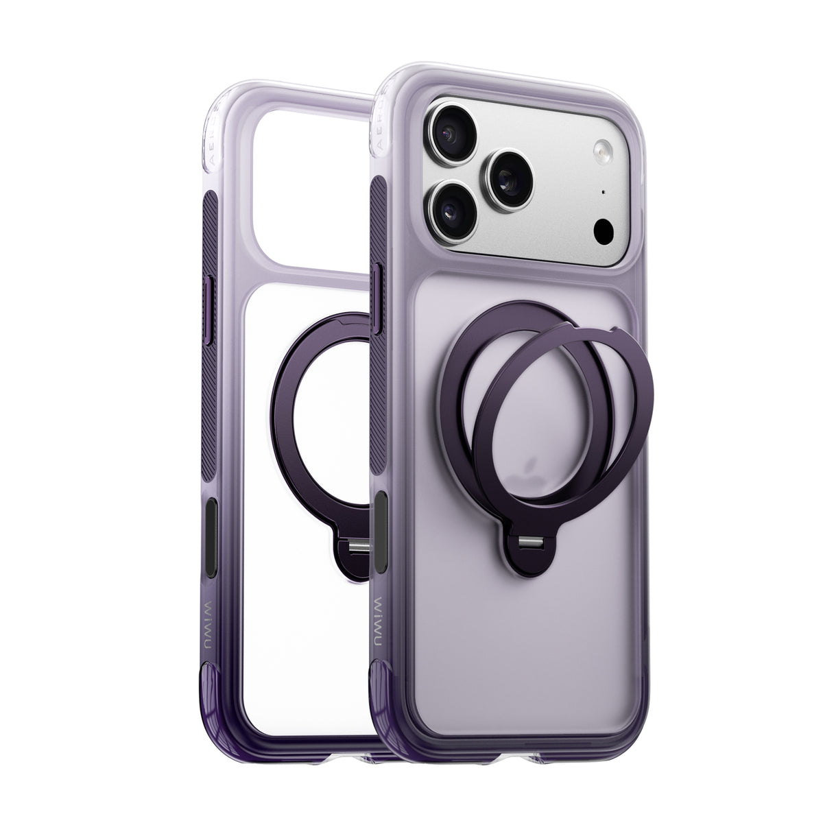 WiWU AeroShield Aurora Airbag Anti-Drop MagSafe Stand Case – AS-204