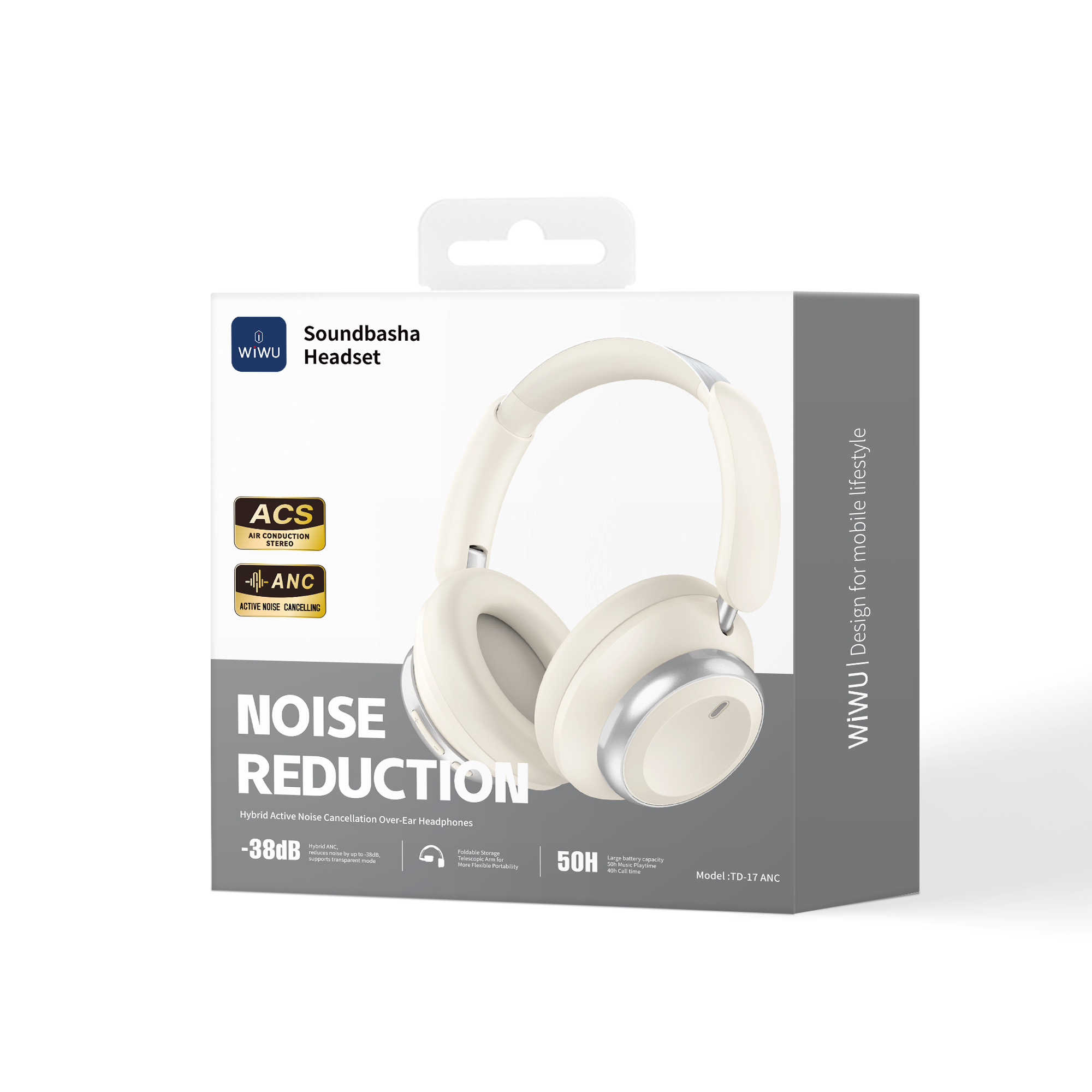 WiWU Soundbasha Headset TD-17 ANC
