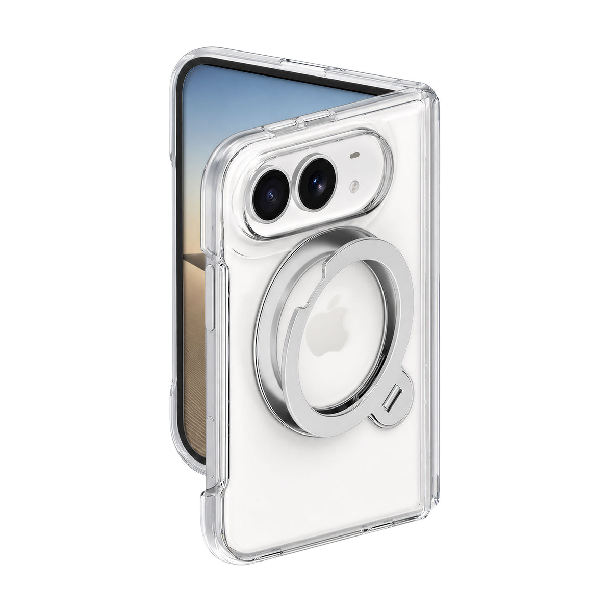 WiWU DS-203 DiamondShield Ultra Anti-Yellowing Magnetic Case with Adjustable Stand for iP Duo