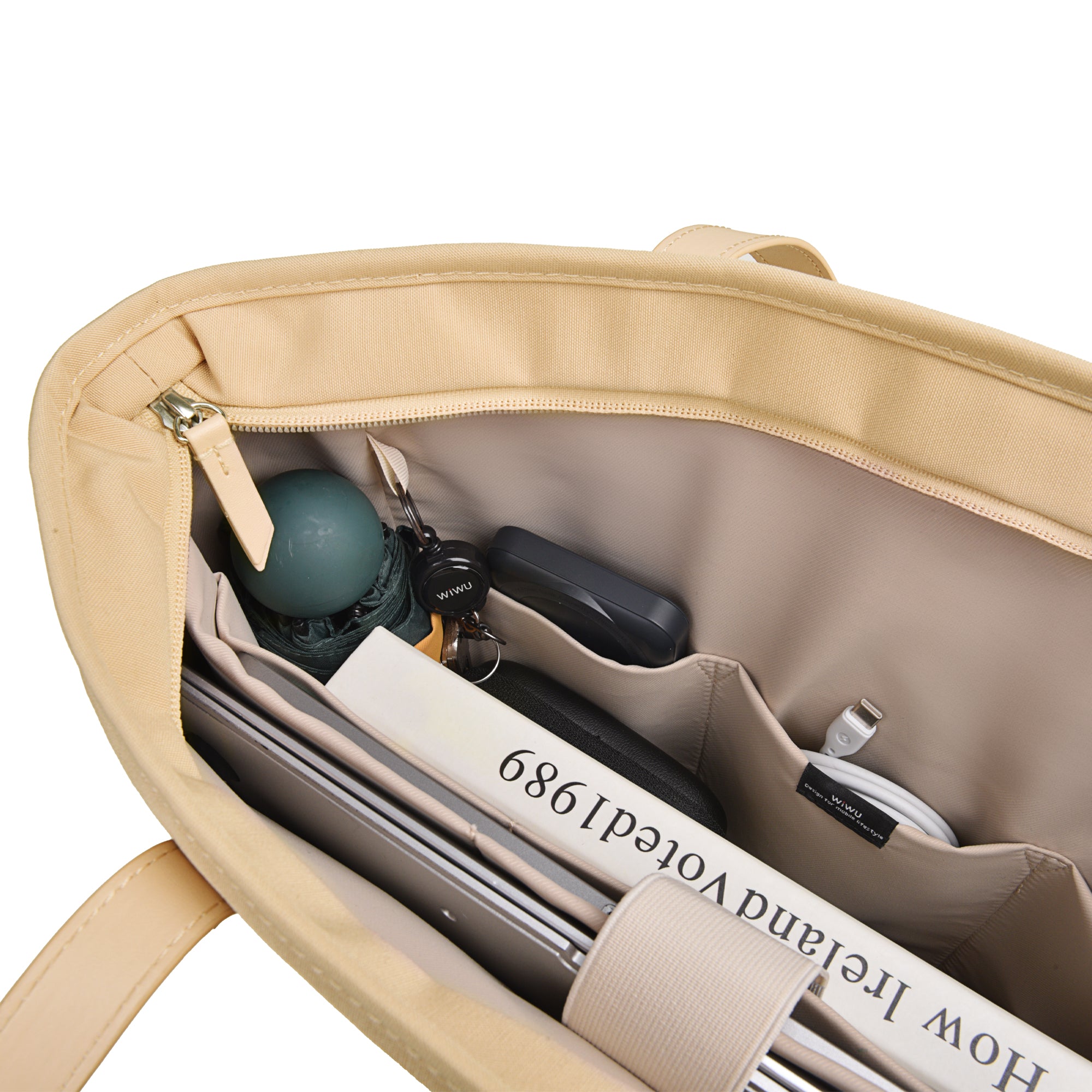 WiWU Ora Tota Lady Laptop Handbag with multiple Pockets