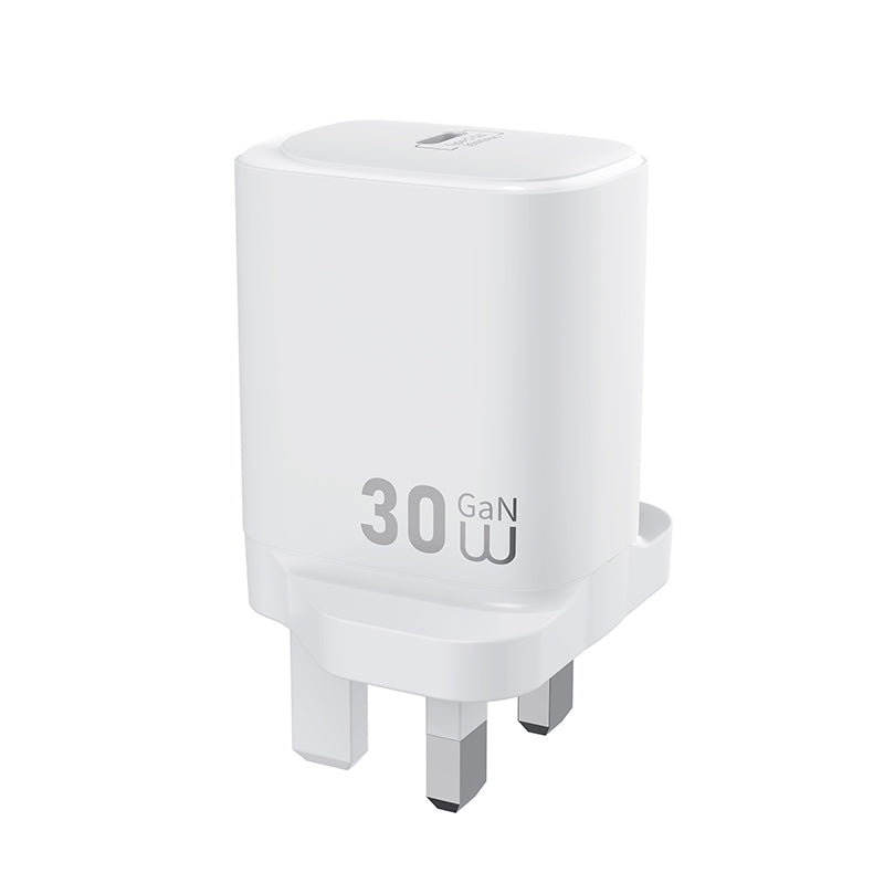 WiWU 30W Essen GaN Fast Charger Wi-G008 Fast Wall Charger