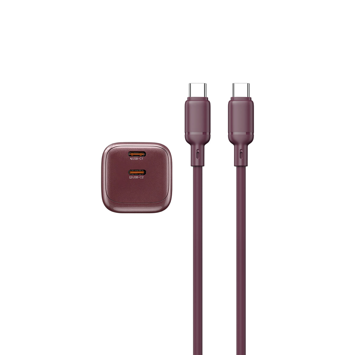 WiWU Cube 45W 2C PD Fast Charge Travel Adapter Combo Wi-G025