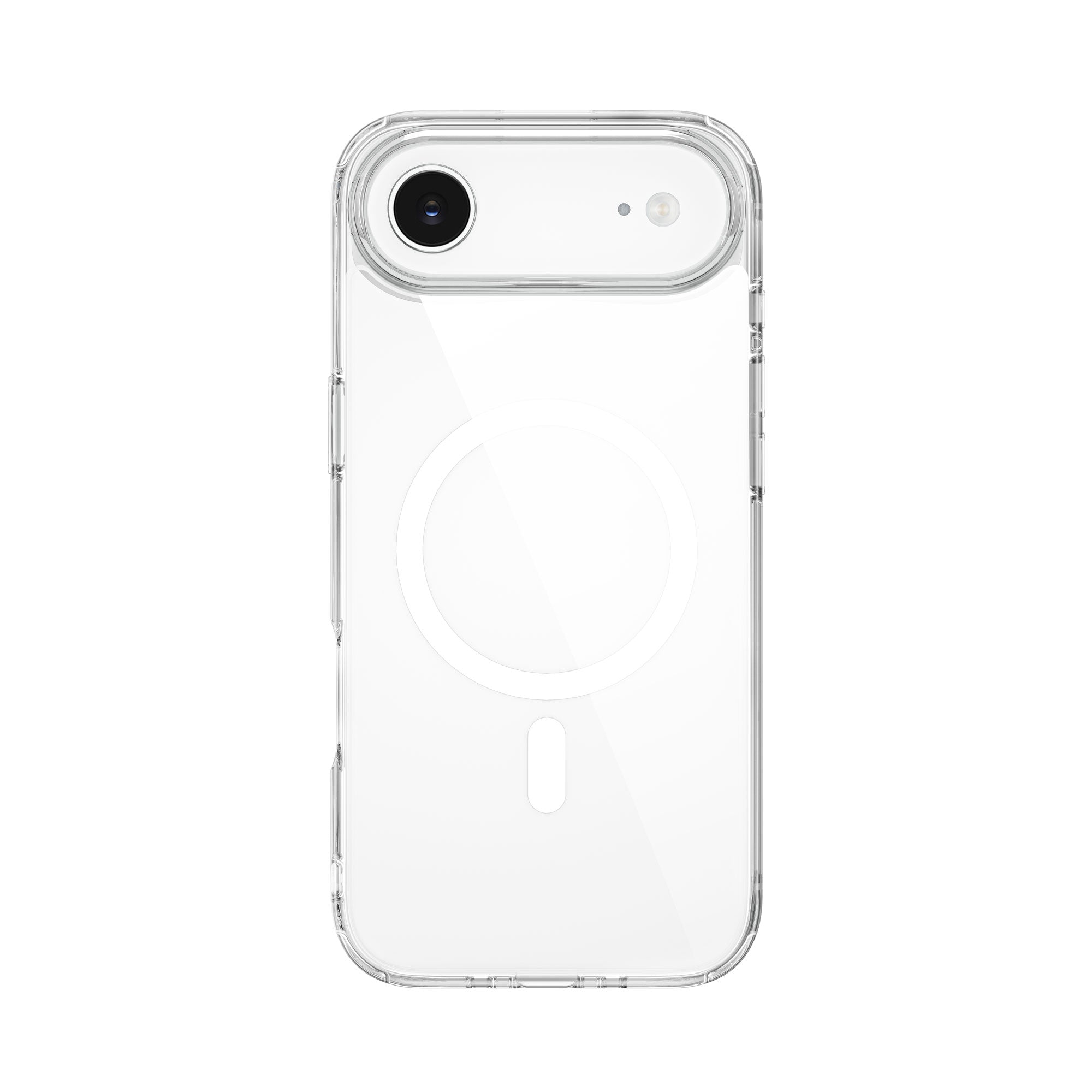 WiWU  IShield Pro MCC-101  Magnetic Clear Case 2.5mm Thick PC TPU Shell Strong Mag-Charge Support for IP17 Series
