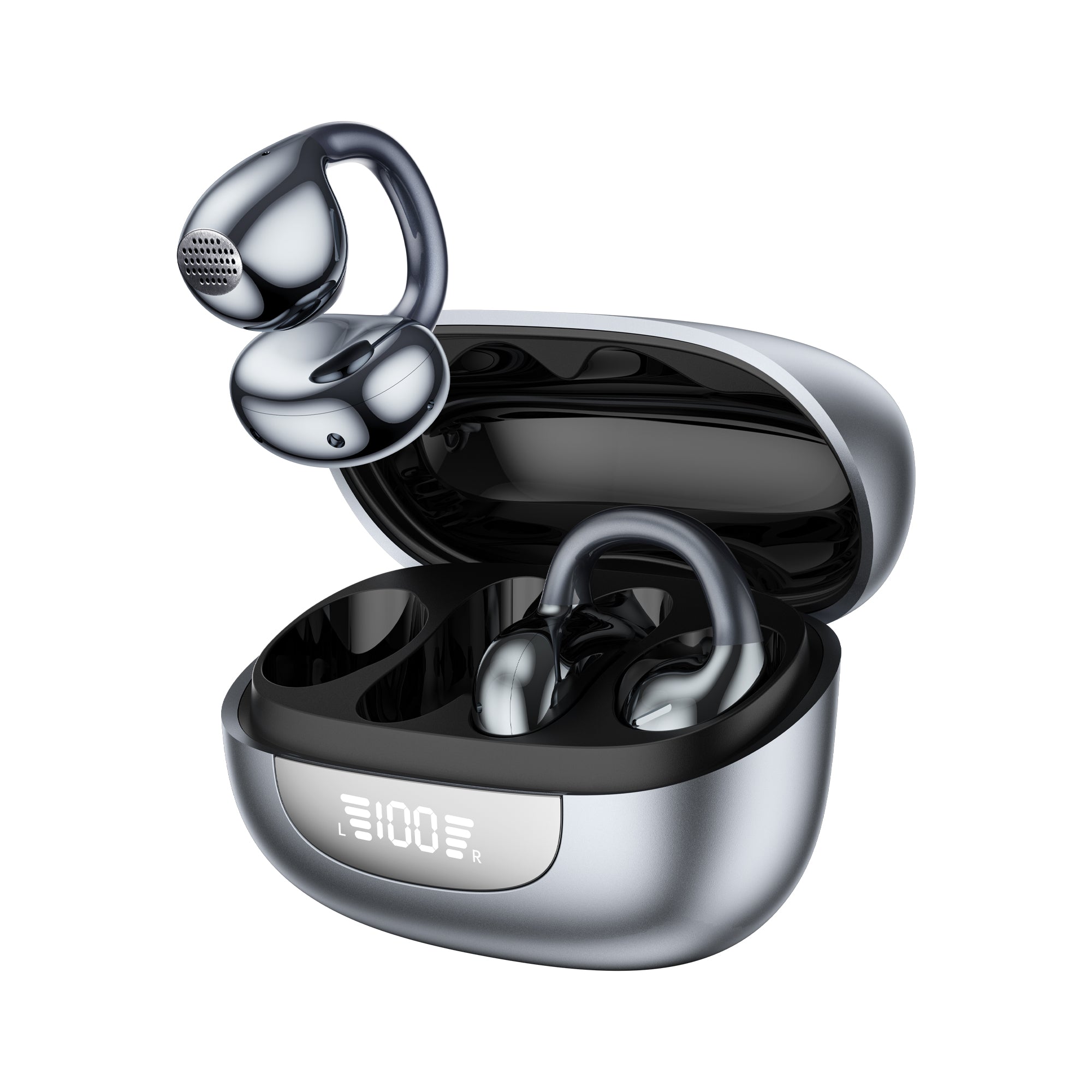 WiWU O301 AI Open-Ear True Wireless Earbuds with Real-Time Translation & Smart AI Features
