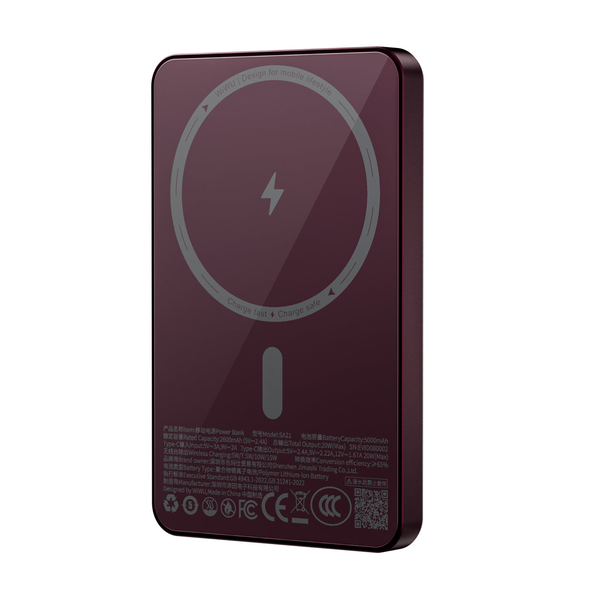 WiWU SA21 Mag Kada 5000mAh Magnetic Power Bank