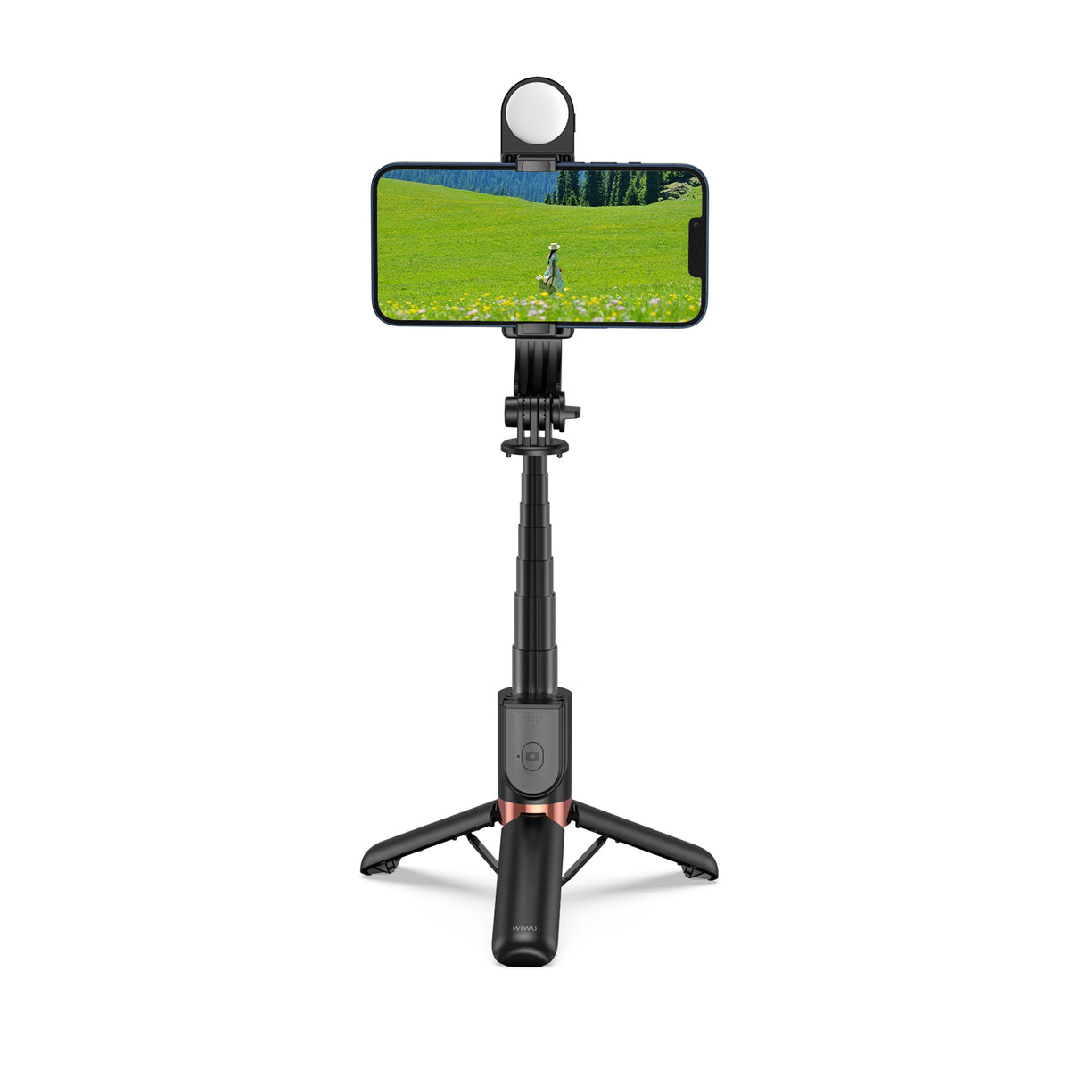 WiWU Wi-SE011 Pro Mini Selfie Stick with Fill Light