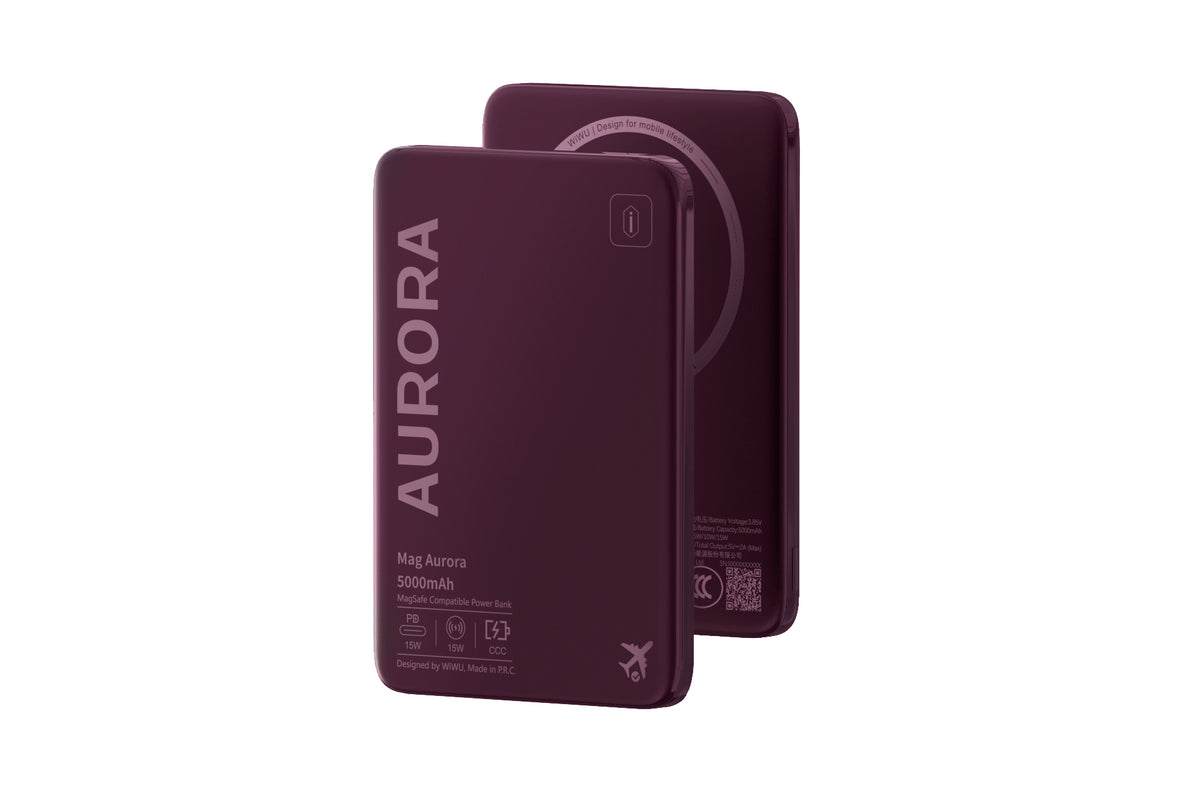 WiWU Wi-P085 5000mAh Magnetic Wireless Power Bank with 15W Fast Charging