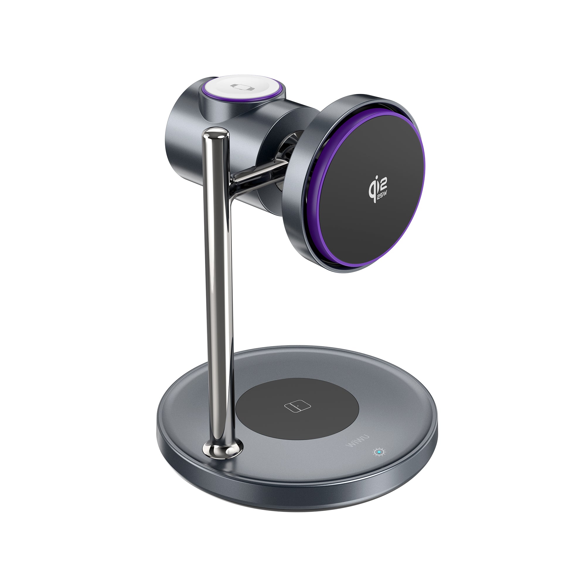WiWU qi2.2 3 in 1 Space Station Air-cooled Magnetic Wireless Charger Wi-W041
