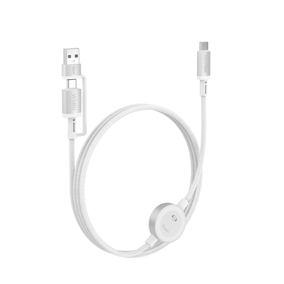 WiWU TitanLink 2-in-1 Apple Watch Charging Cable | Wi-C104 / Wi-C105
