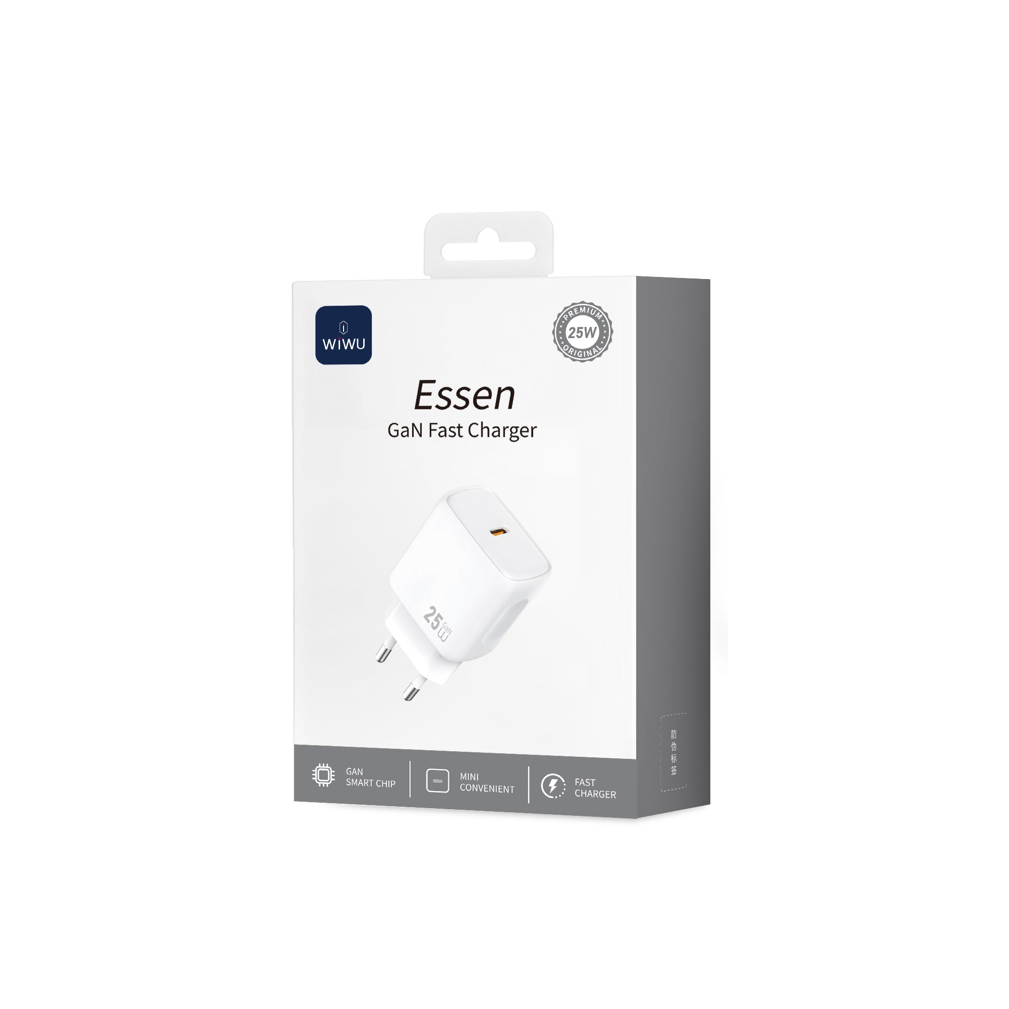 WiWU 25W Essen GaN Fast Charger 1C Wi-G016 EU