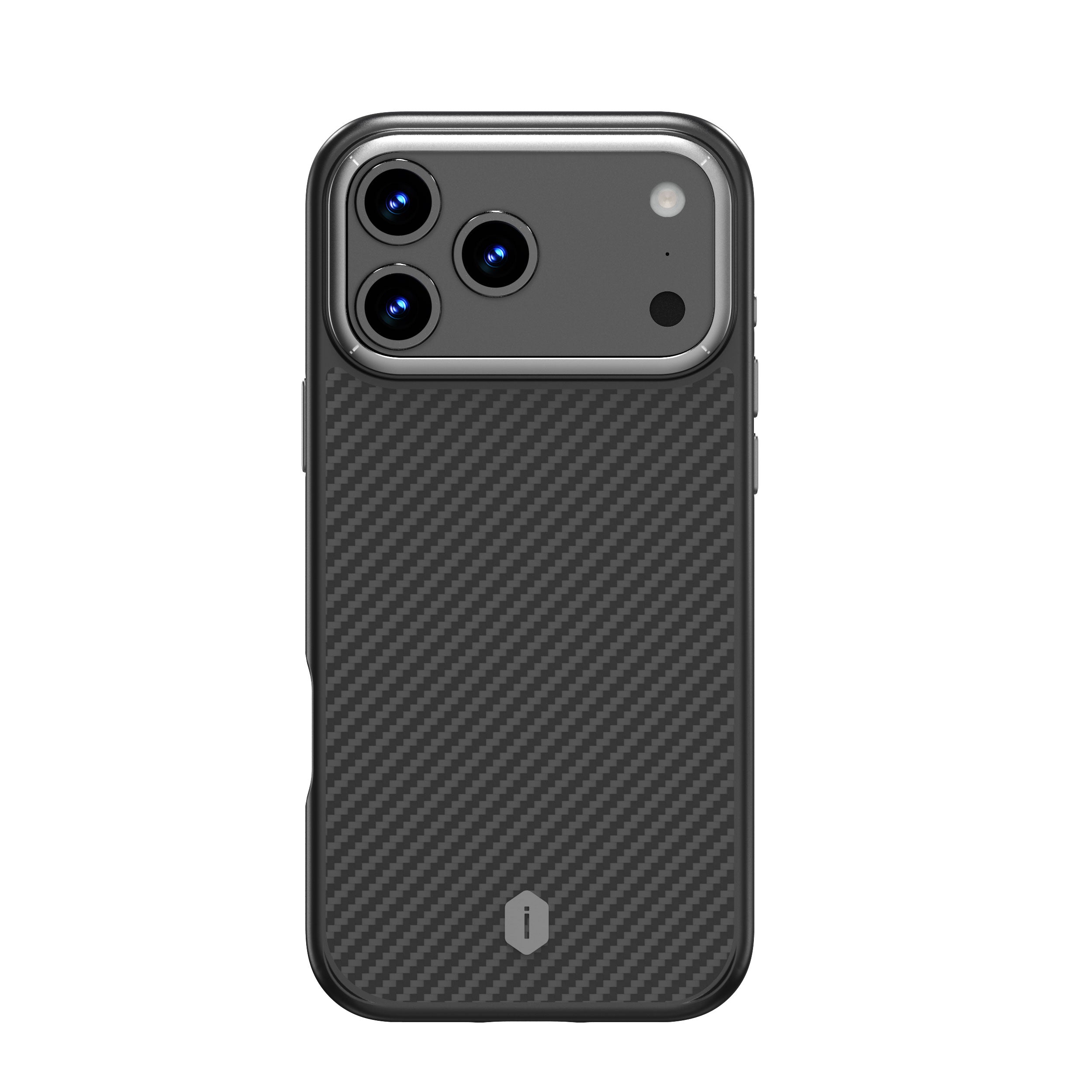 WiWU DCC-205 Aramid Fiber Magnetic Case Soft Touch with Kevlar Shell and Metal Buttons for IP17 Series