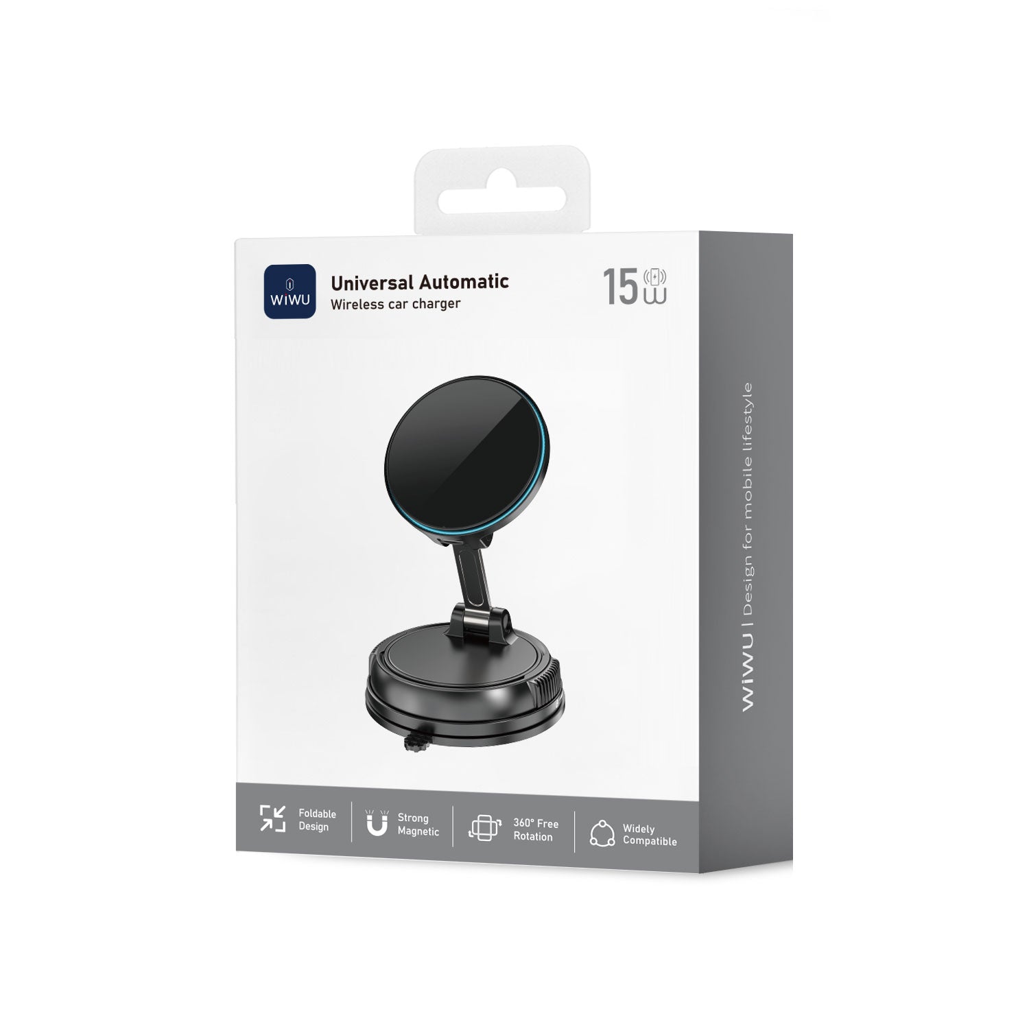 WiWU Universal Automatic Wireless Car Charger CH-326