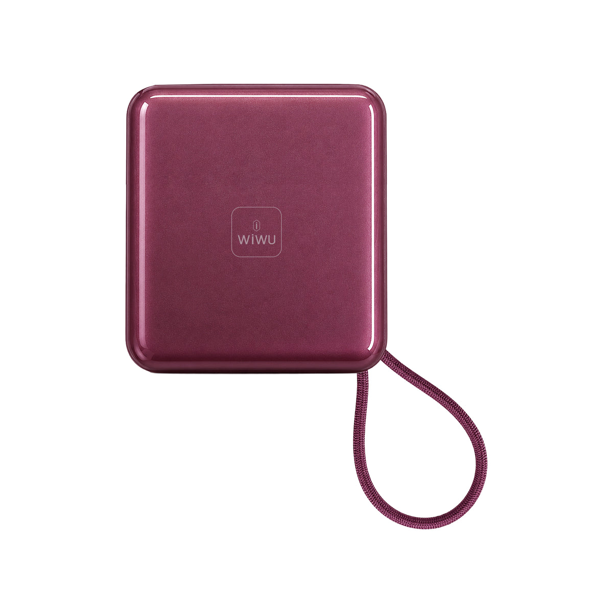 WiWU XF17 3-in-1 Magnetic Wireless Power Bank with Built-in Cable 10000mAh