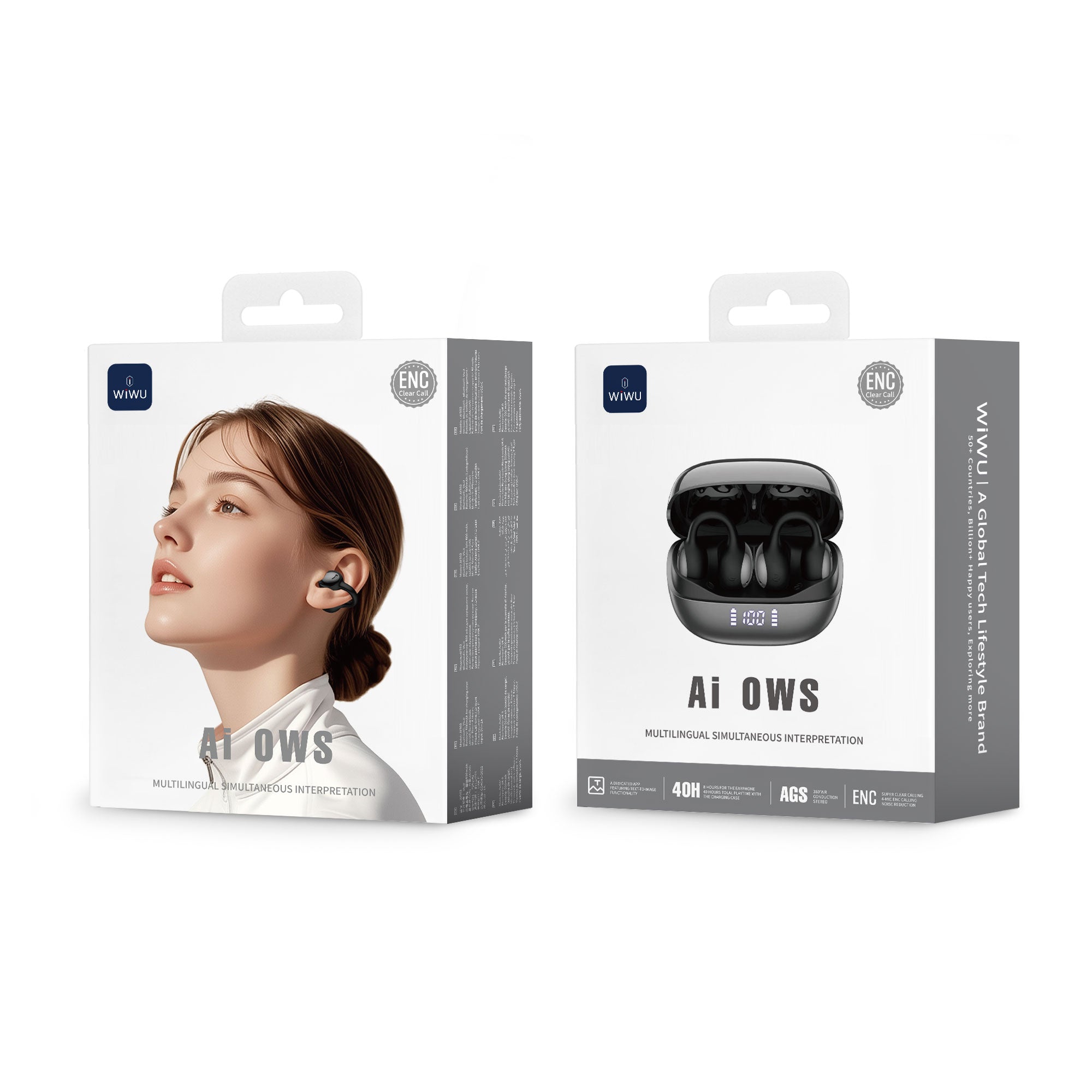 WiWU Ai302 Multilingual Real-time Translation Wireless Earbuds
