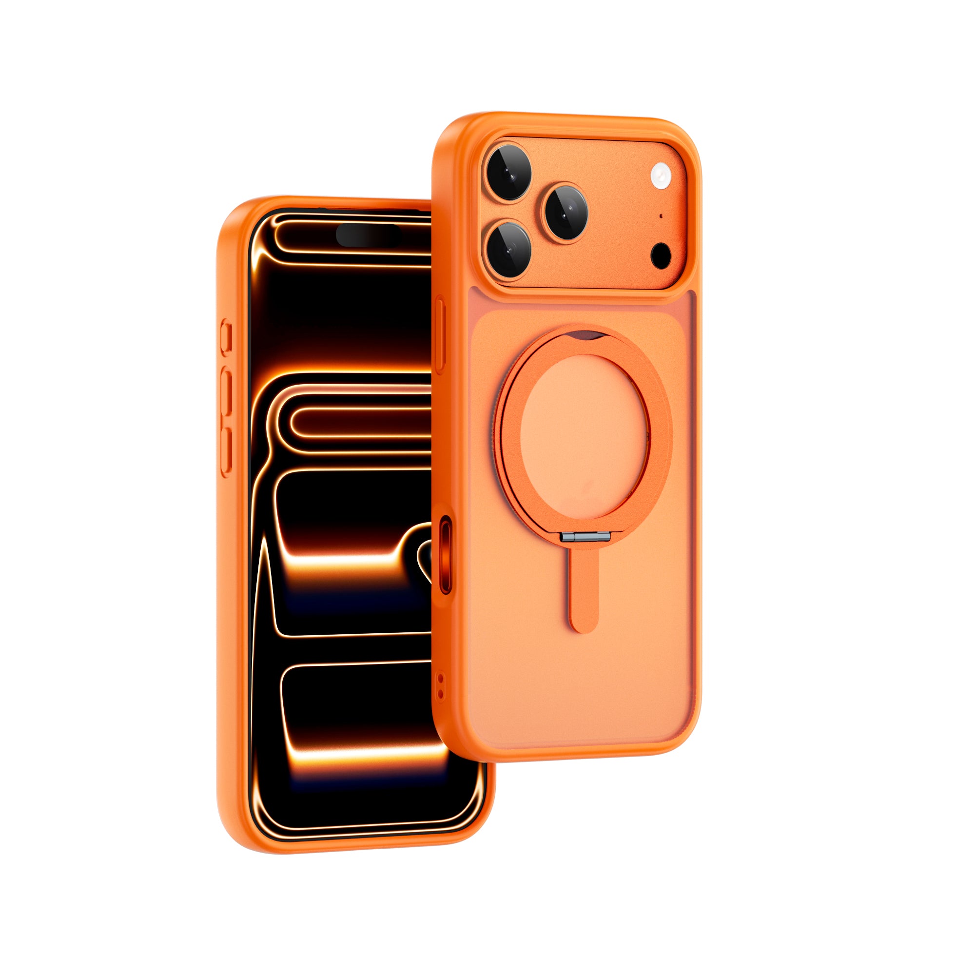 WiWU FGG-202 Soft Touch Magnetic Case with Kickstand Shockproof Skin Feel for IP17 Series
