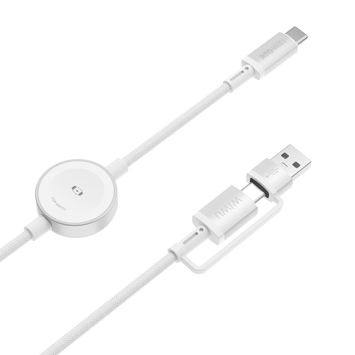 WiWU TitanLink 2-in-1 Apple Watch Charging Cable | Wi-C104 / Wi-C105