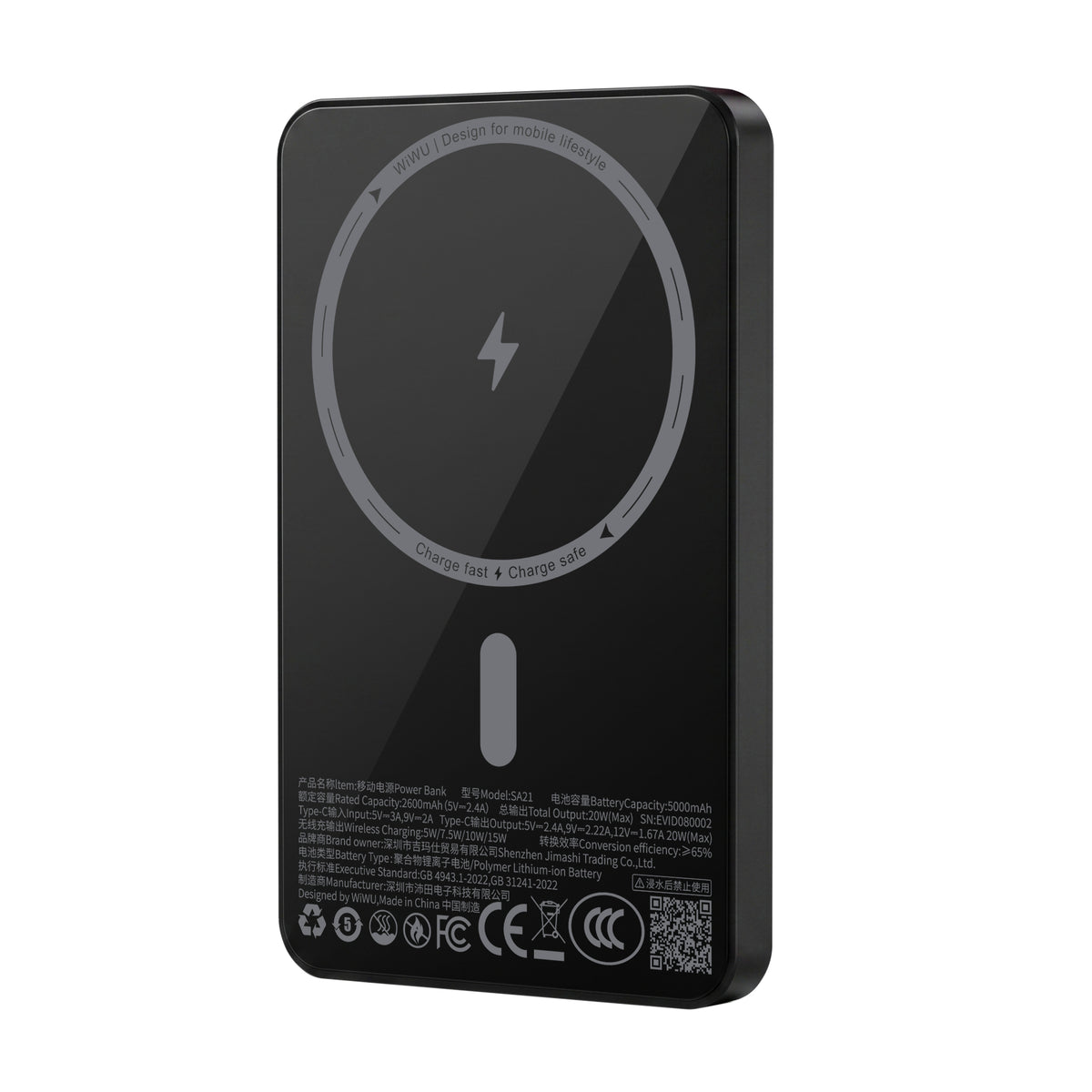 WiWU SA21 Mag Kada 5000mAh Magnetic Power Bank
