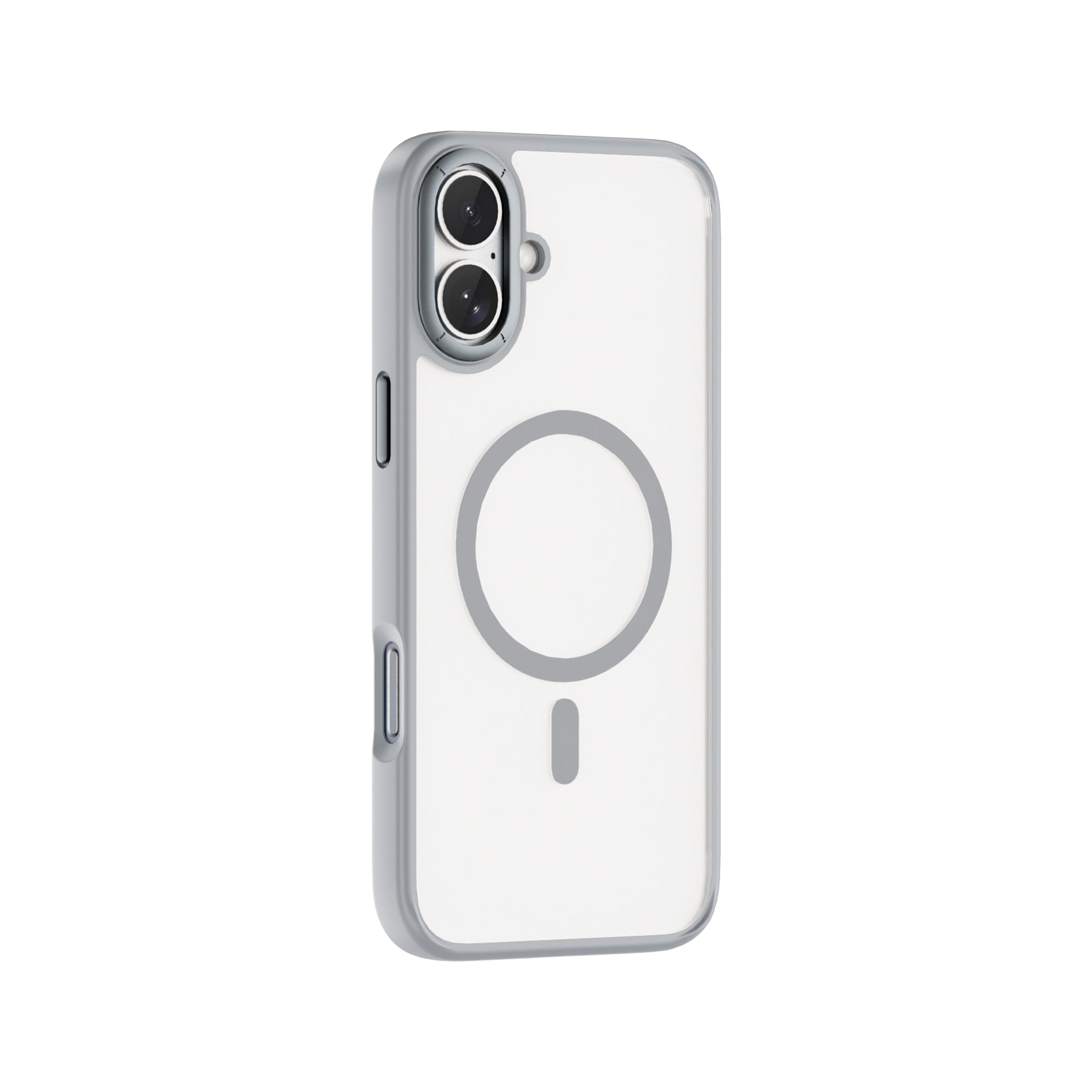 WiWU FGG-012 Armor Magnetic Case Soft Touch with Metal Buttons and Camera Ring for IP17 Series