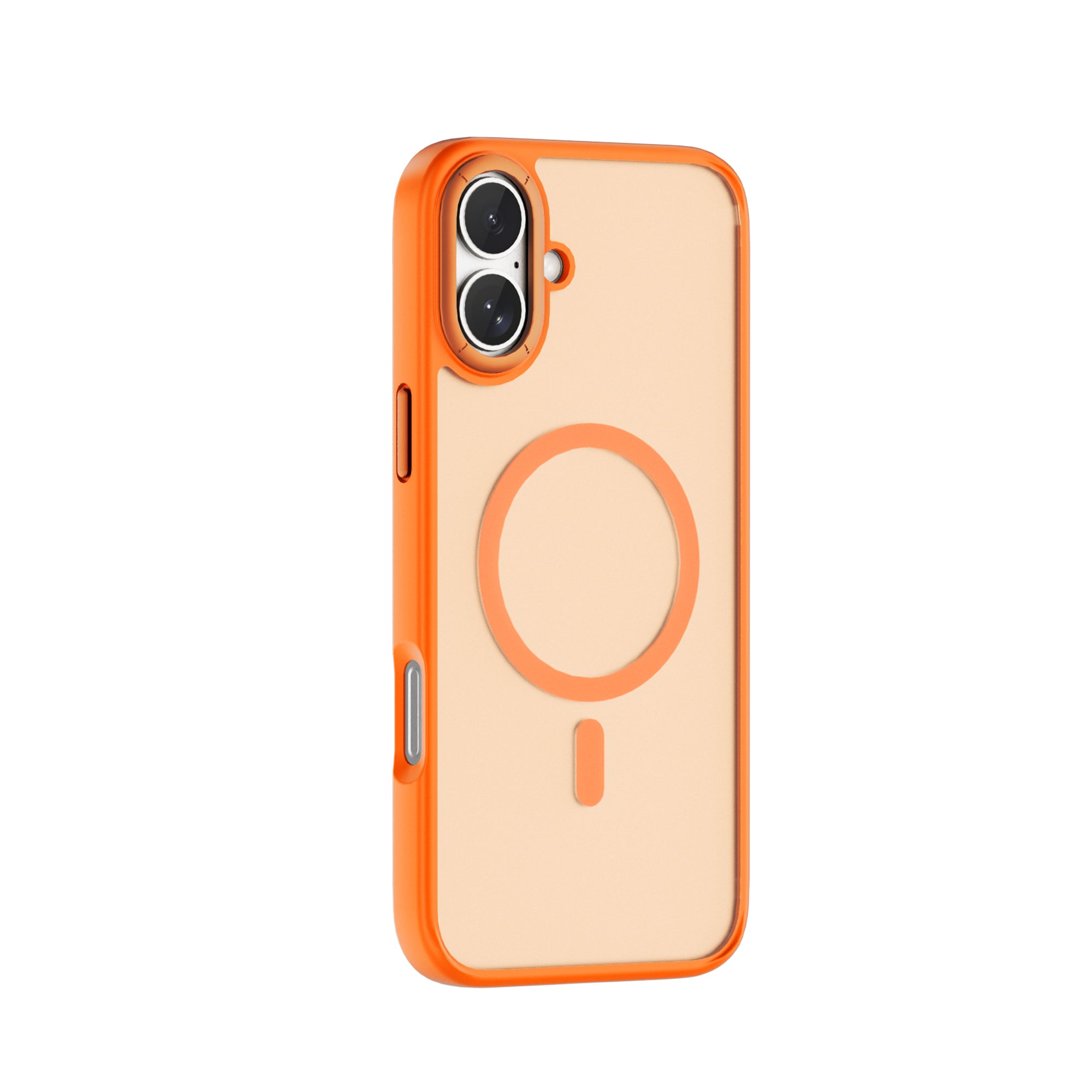 WiWU FGG-012 Armor Magnetic Case Soft Touch with Metal Buttons and Camera Ring for IP17 Series