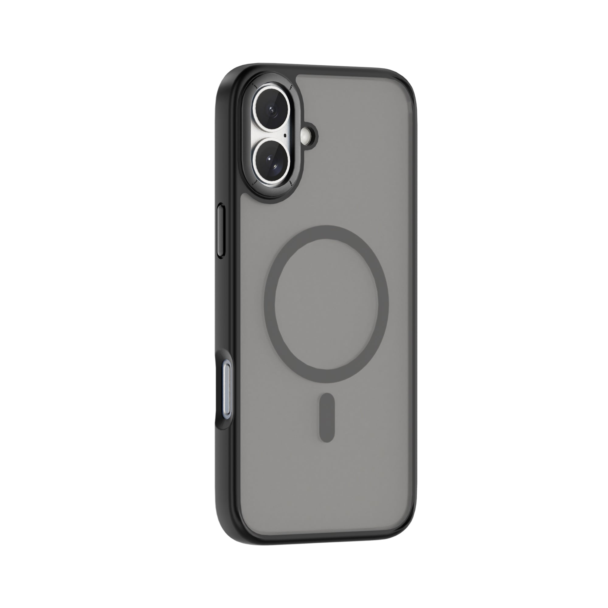 WiWU FGG-012 Armor Magnetic Case Soft Touch with Metal Buttons and Camera Ring for IP17 Series