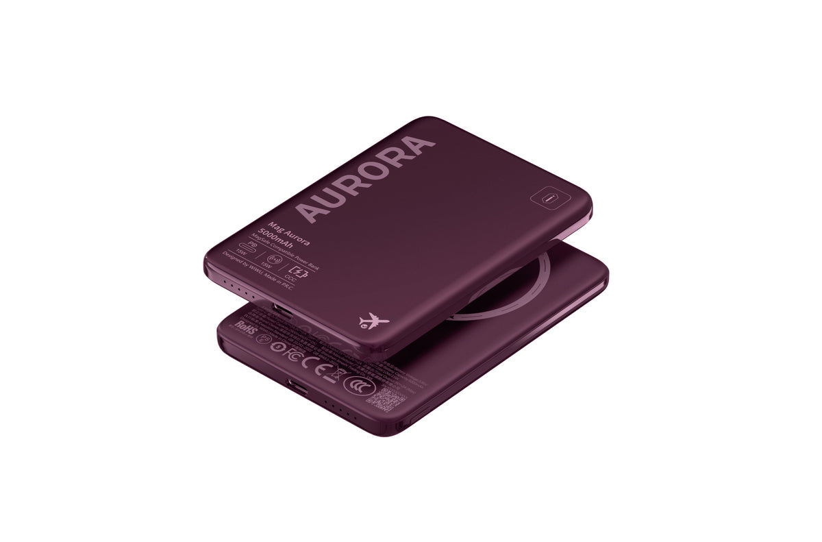 WiWU Wi-P085 5000mAh Magnetic Wireless Power Bank with 15W Fast Charging