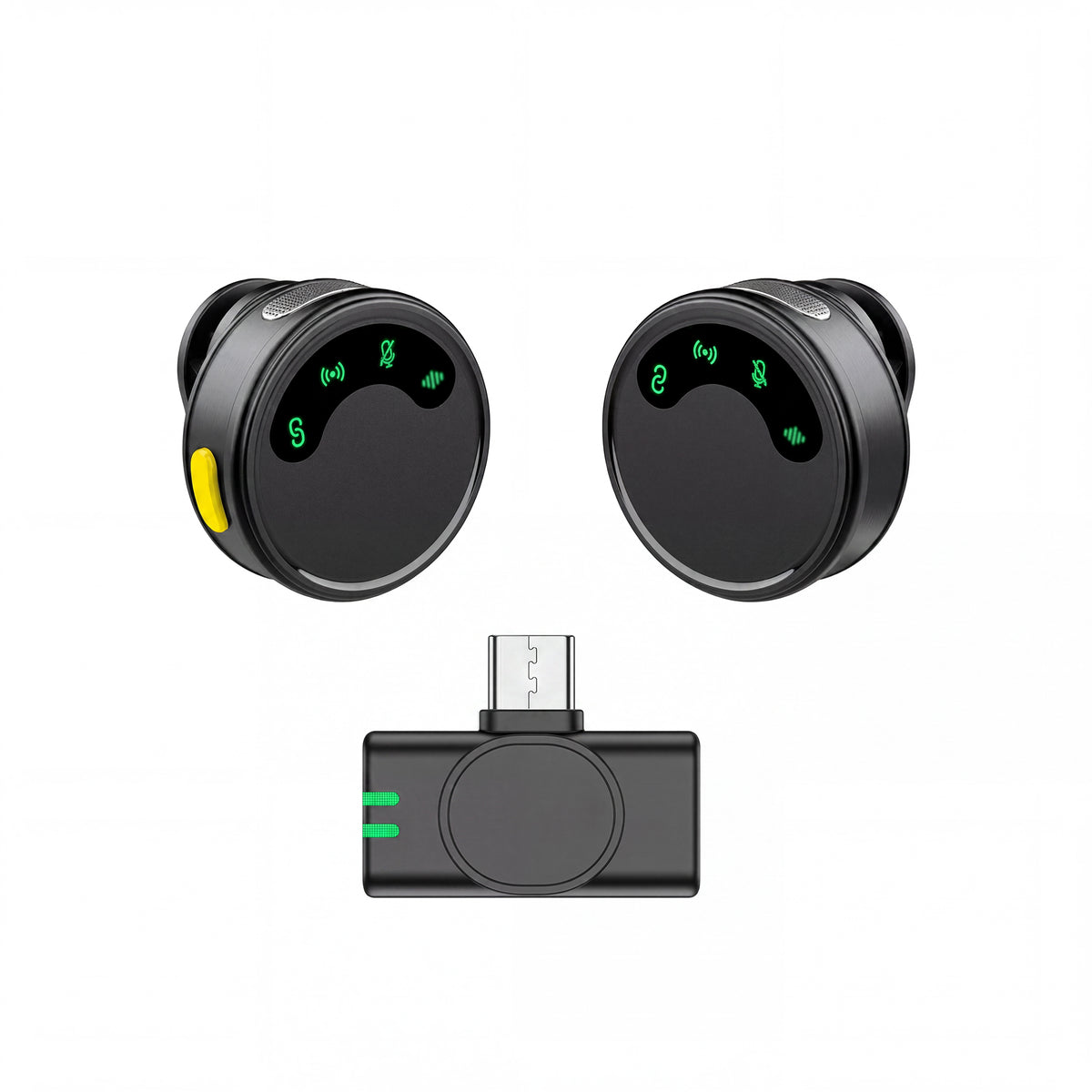 WiWU Wi-WM010 AI Noise-Canceling Magnetic Clip-on Wireless Microphone