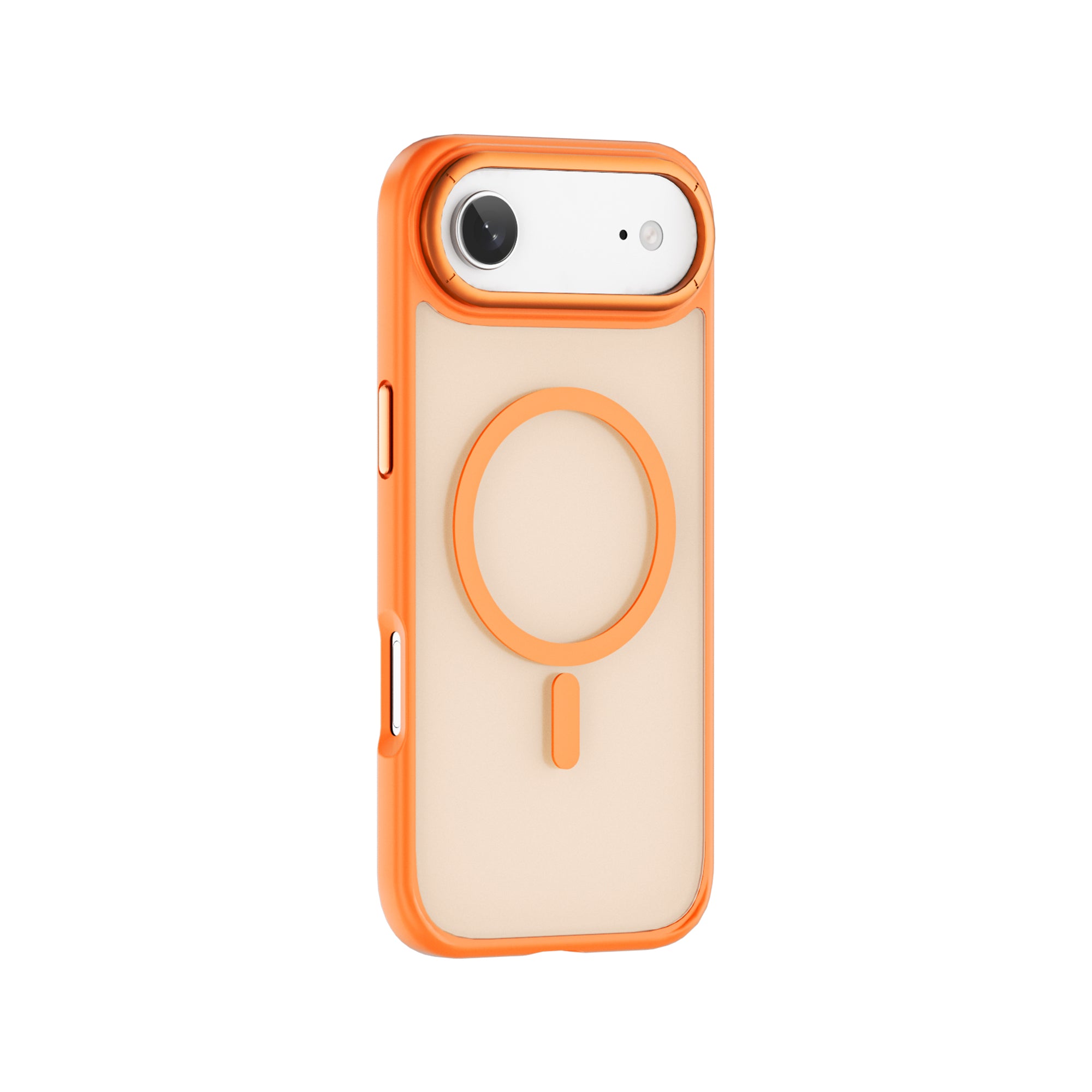 WiWU FGG-012 Armor Magnetic Case Soft Touch with Metal Buttons and Camera Ring for IP17 Series