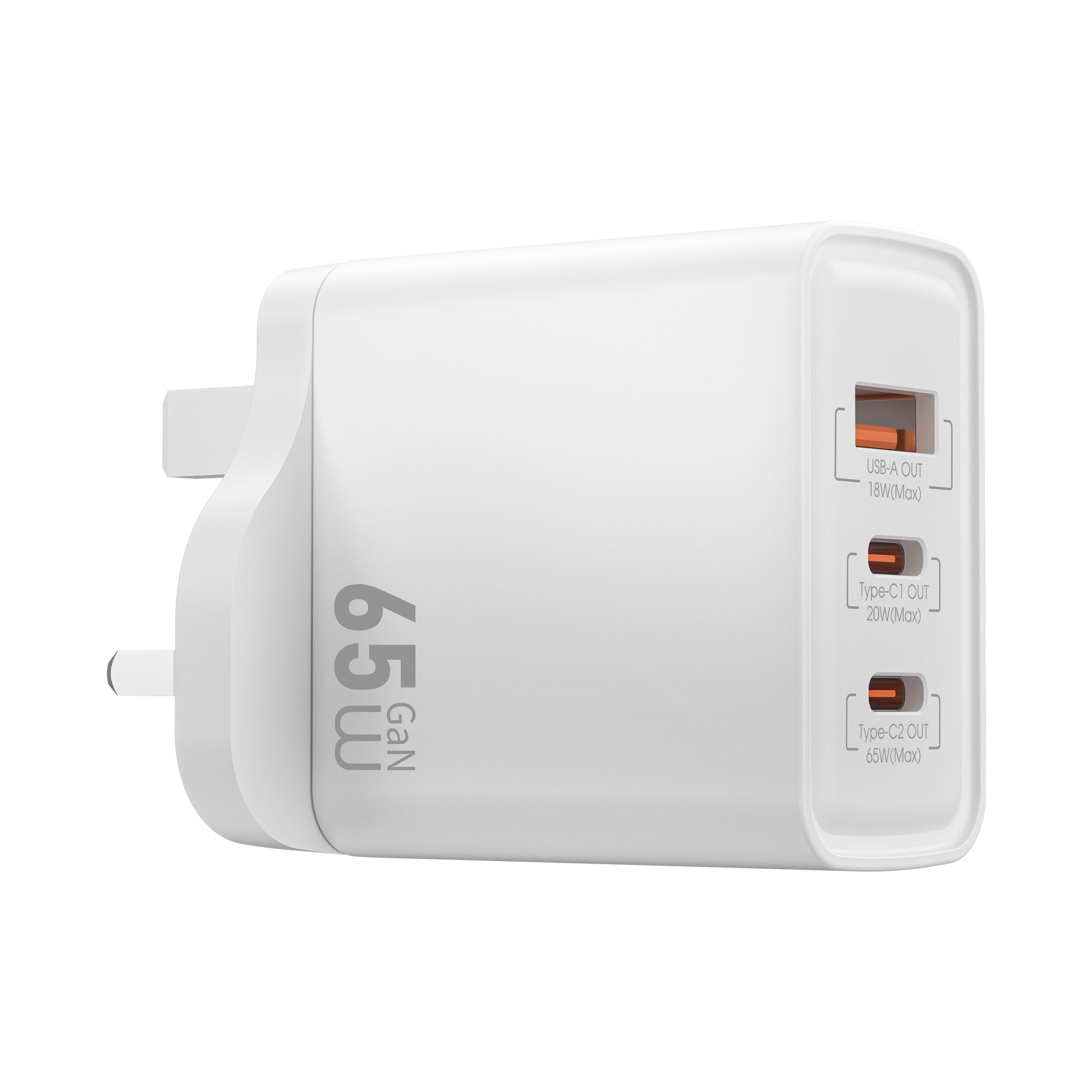 WiWU 65W Essen GaN Fast Charger for Laptop CN UK EU Plug Wi-G005